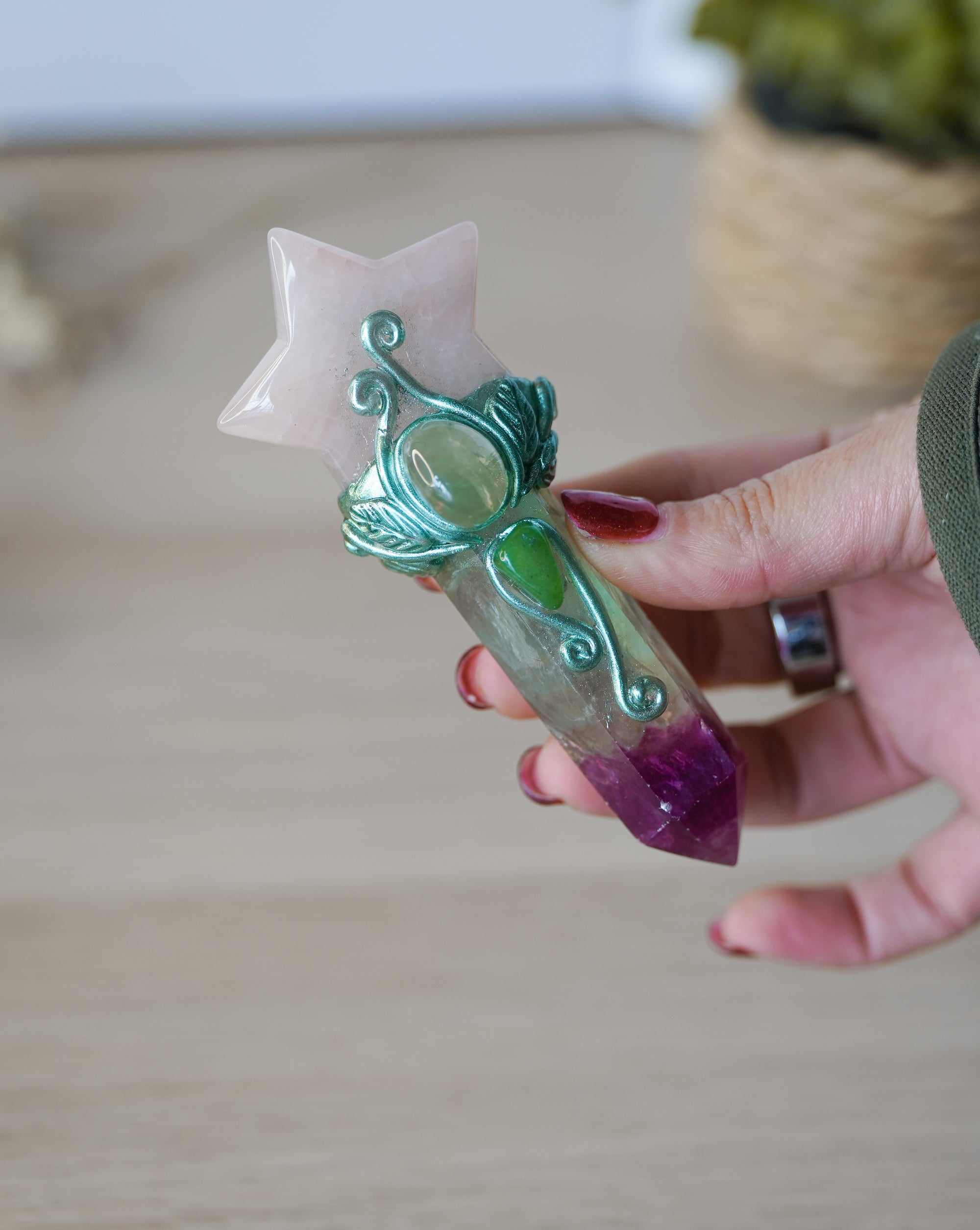 Varita Mineral – Energía, Equilibrio y Canalización de Luz Pequeña