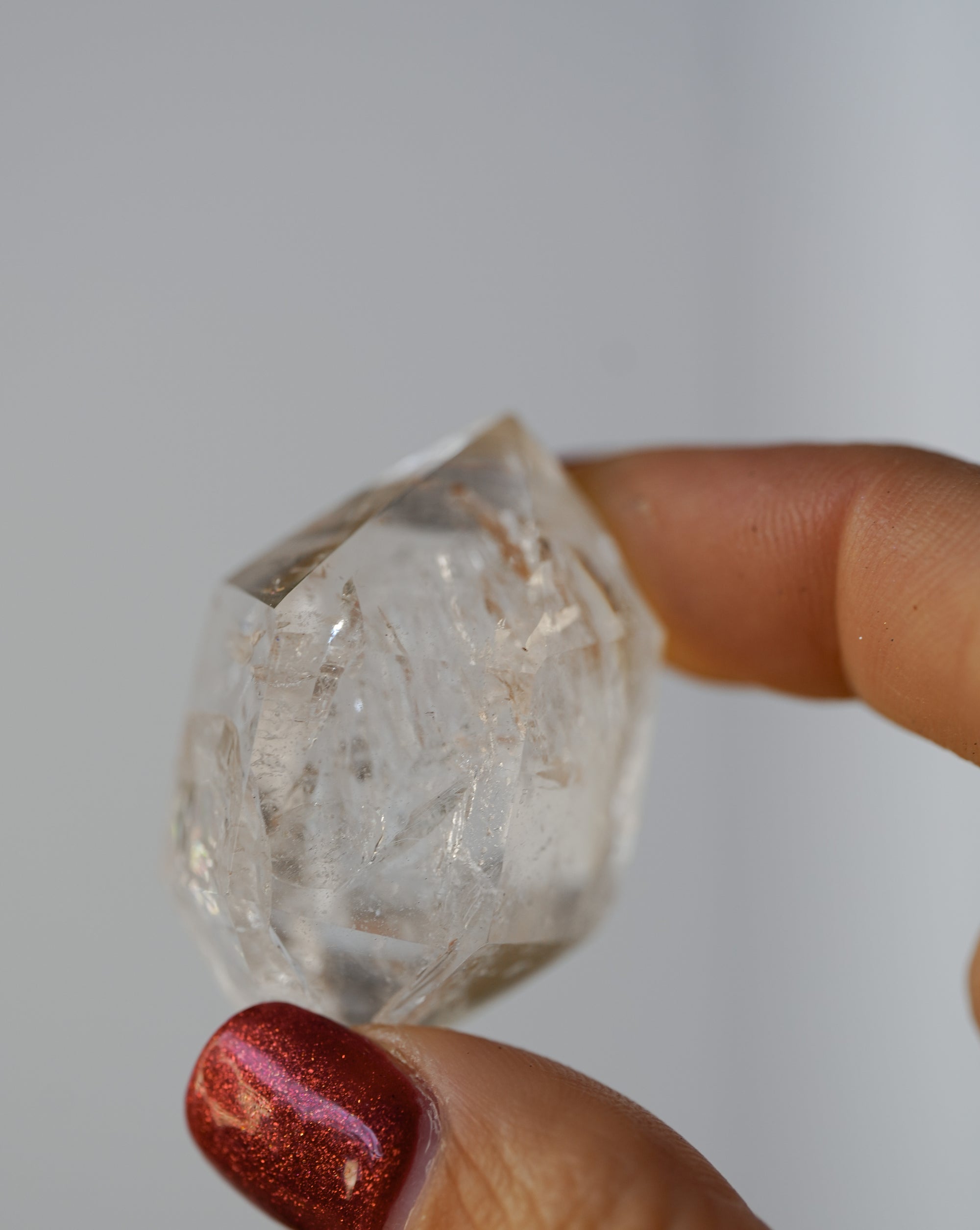 Cuarzo Herkimer con Agua en su Interior