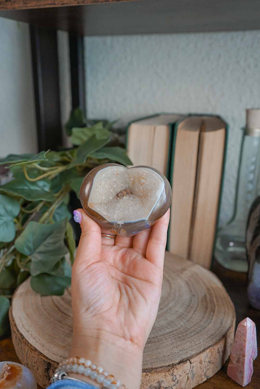 Corazón de ágata