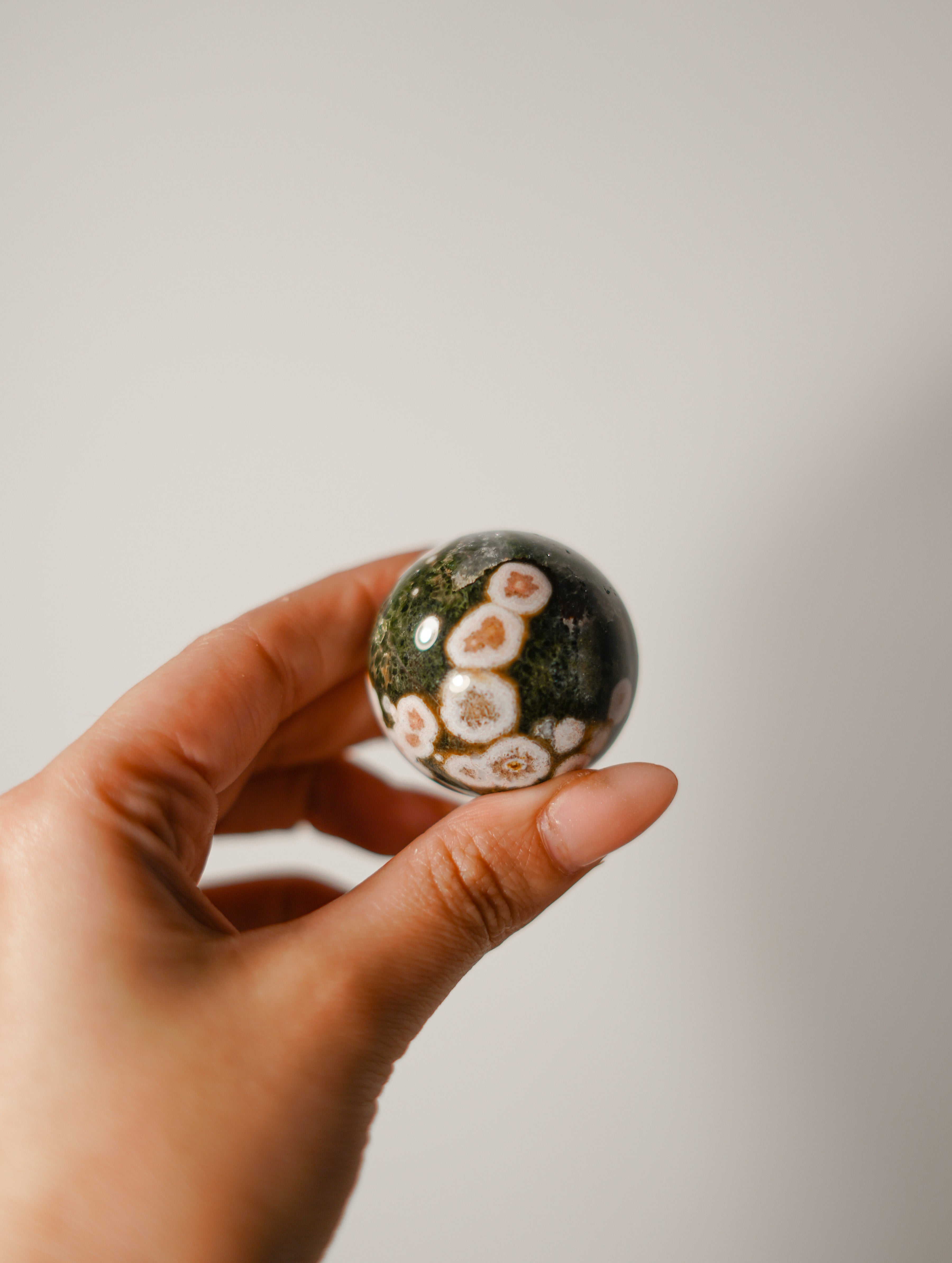 Esfera de Jaspe Océano  – Calidad Extra