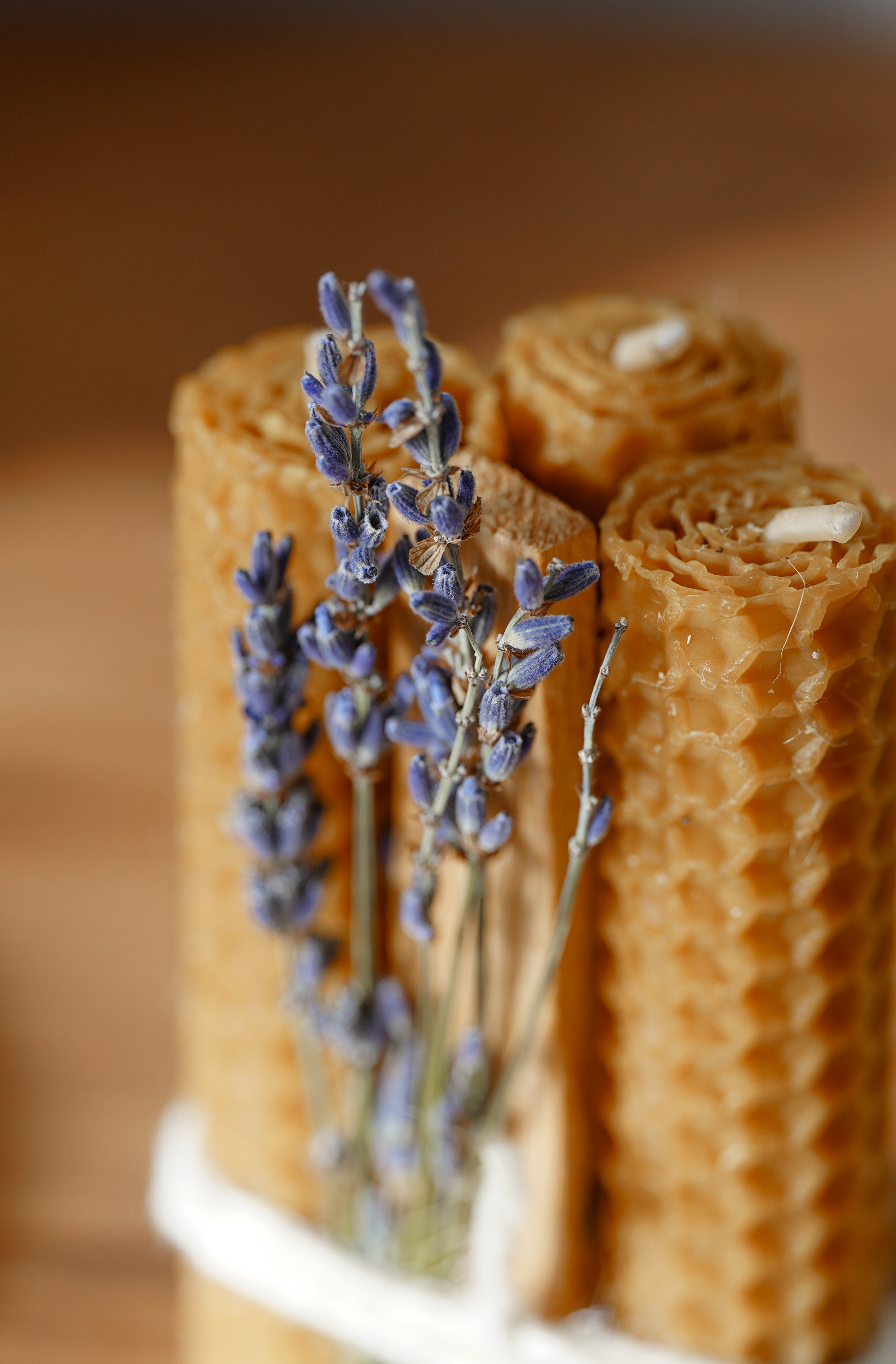 Pack Ritual de Velas: Miel, Palo Santo y Lavanda