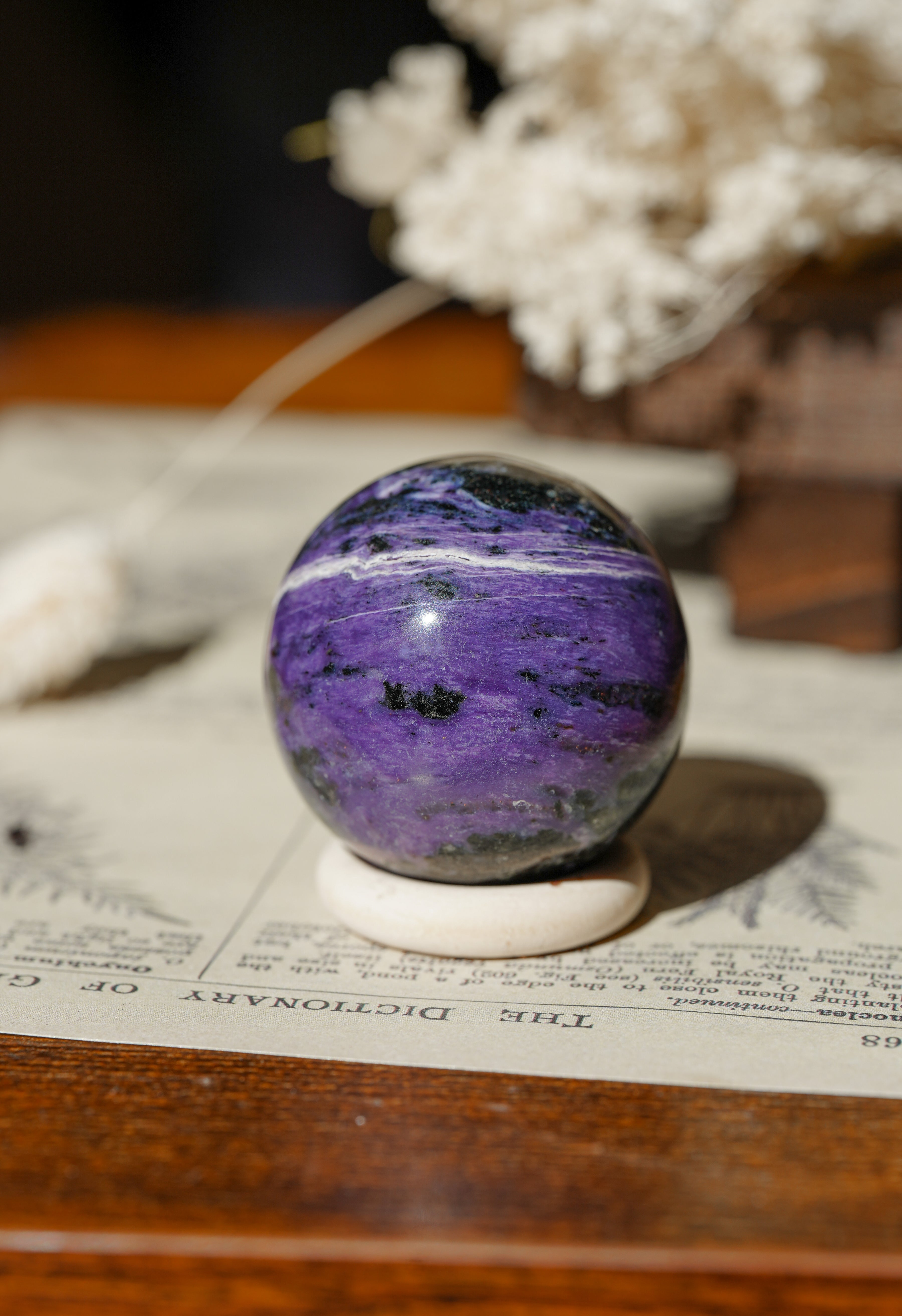 Esfera de Charoíta Natural · Calidad Extra