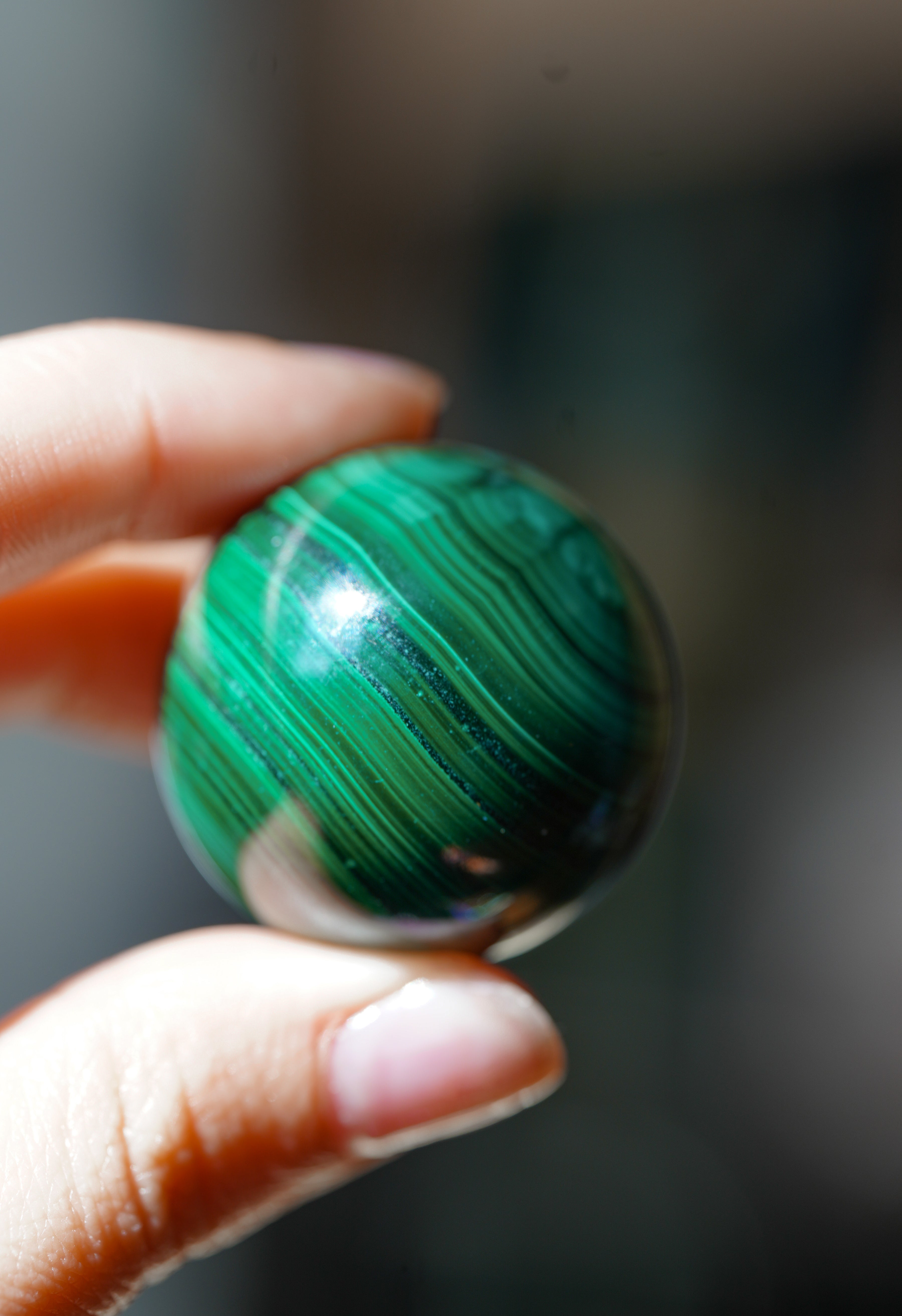 Esfera de Malaquita Calidad Extra