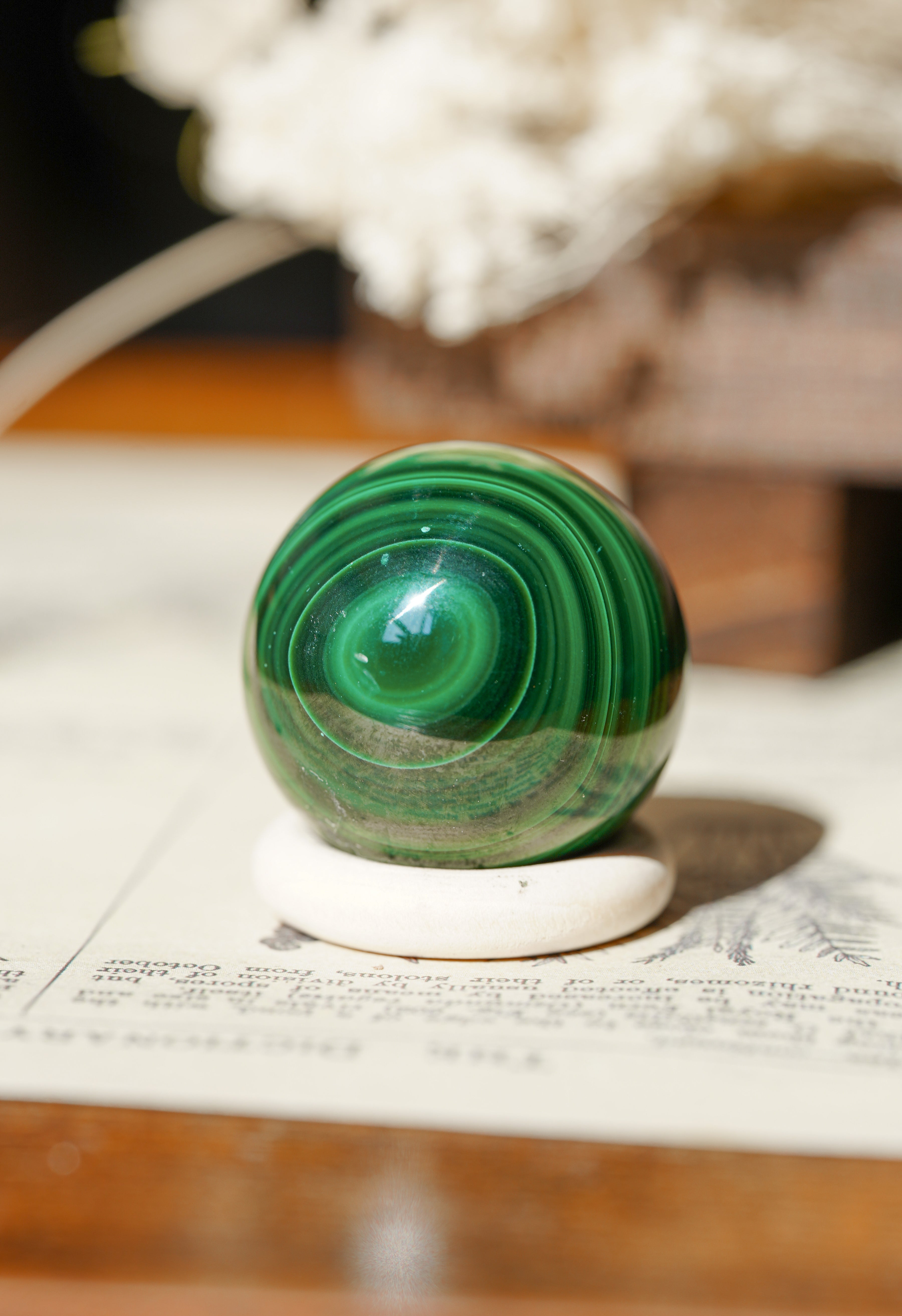 Esfera de Malaquita Calidad Extra