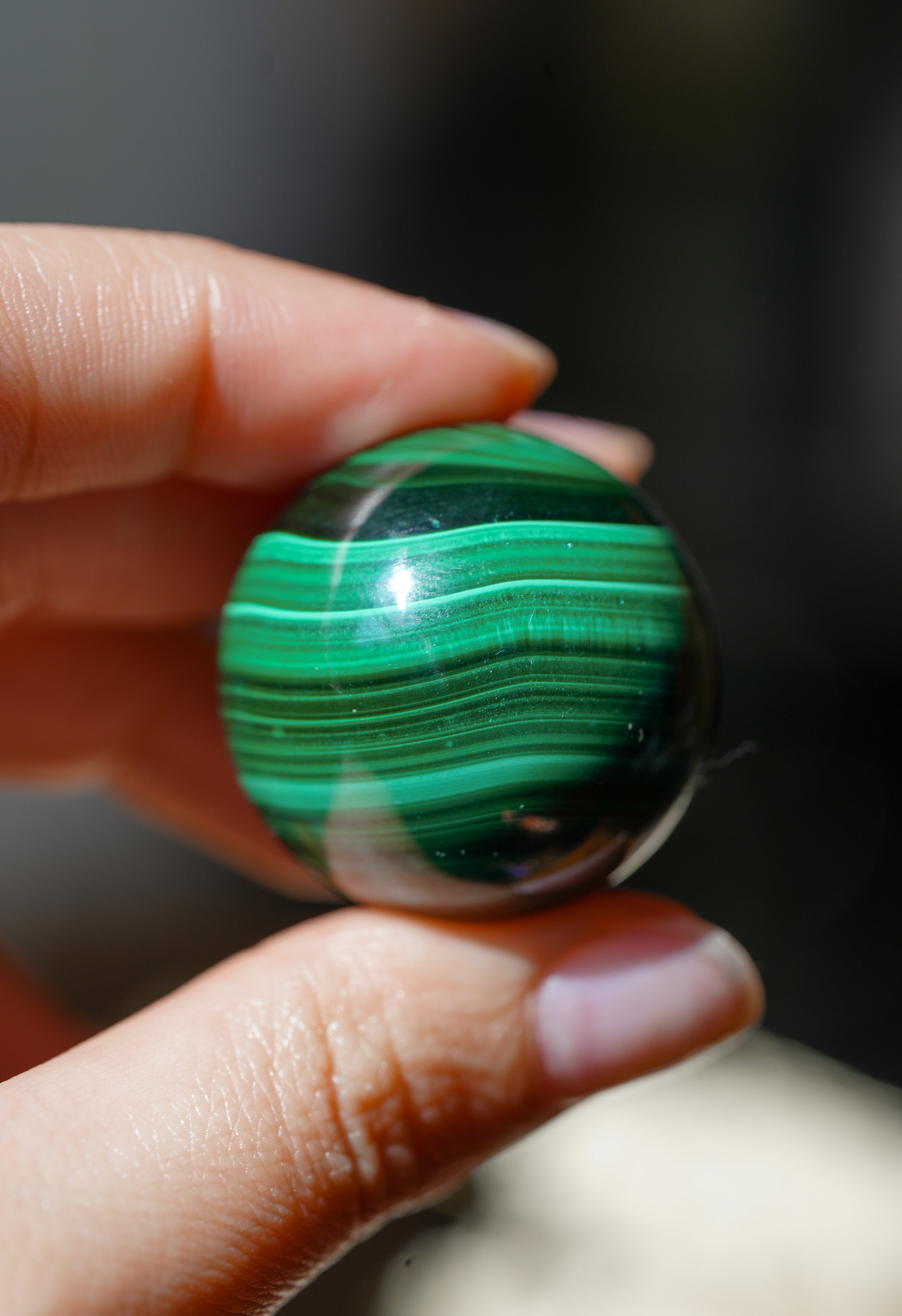 Esfera de Malaquita Calidad Extra