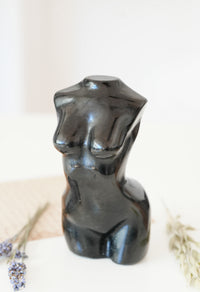 Busto de Obsidiana Negra Grande – Protección y poder interior
