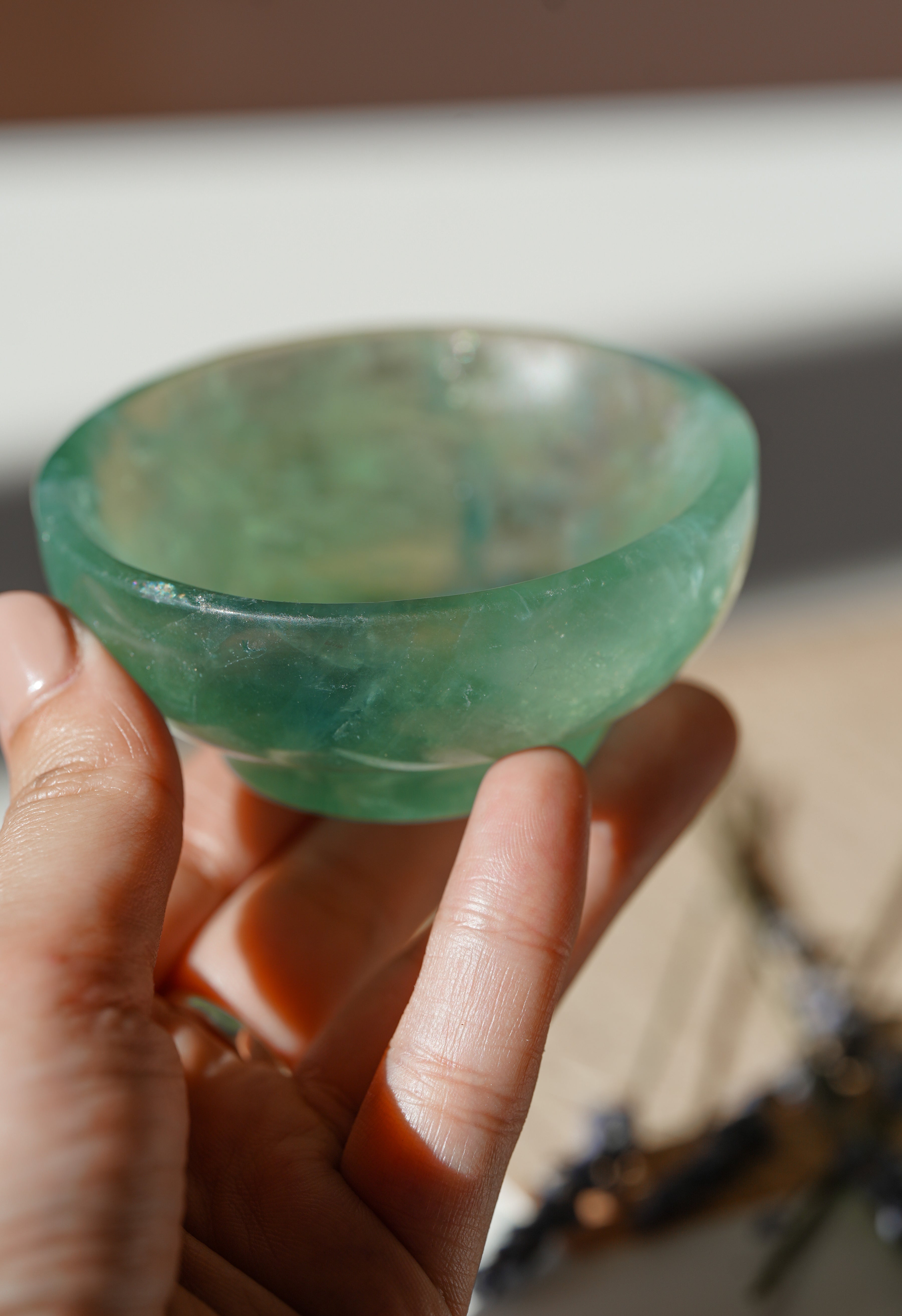Bol de Fluorita – Claridad, orden y armonía energética