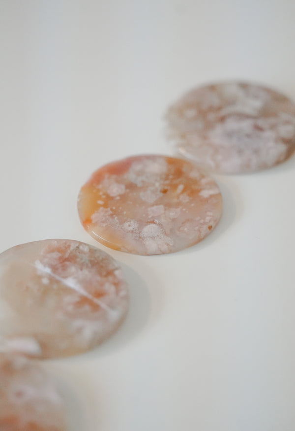 Palmstone de Ágata Flor – Crecimiento, calma y expansión