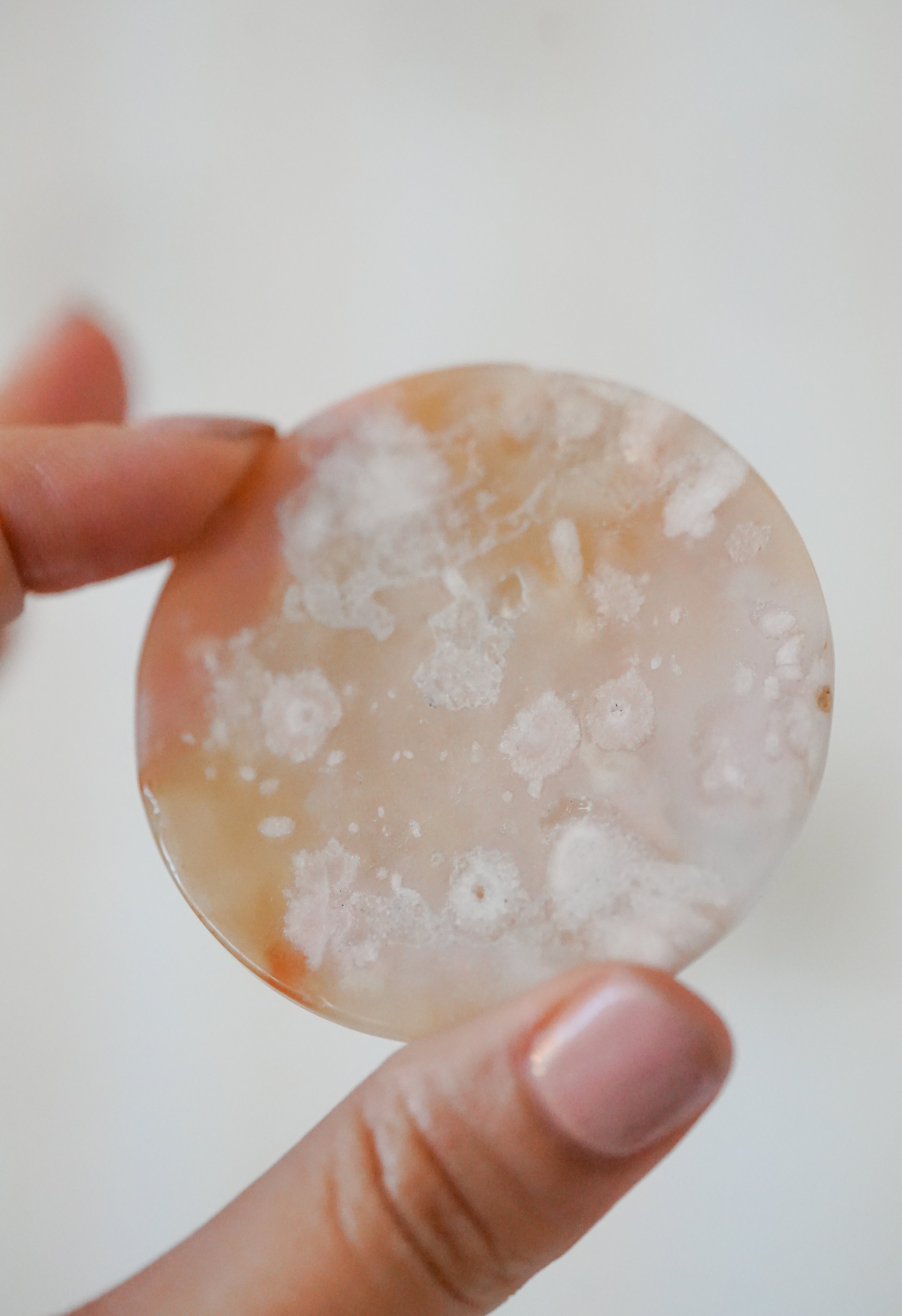 Palmstone de Ágata Flor – Crecimiento, calma y expansión