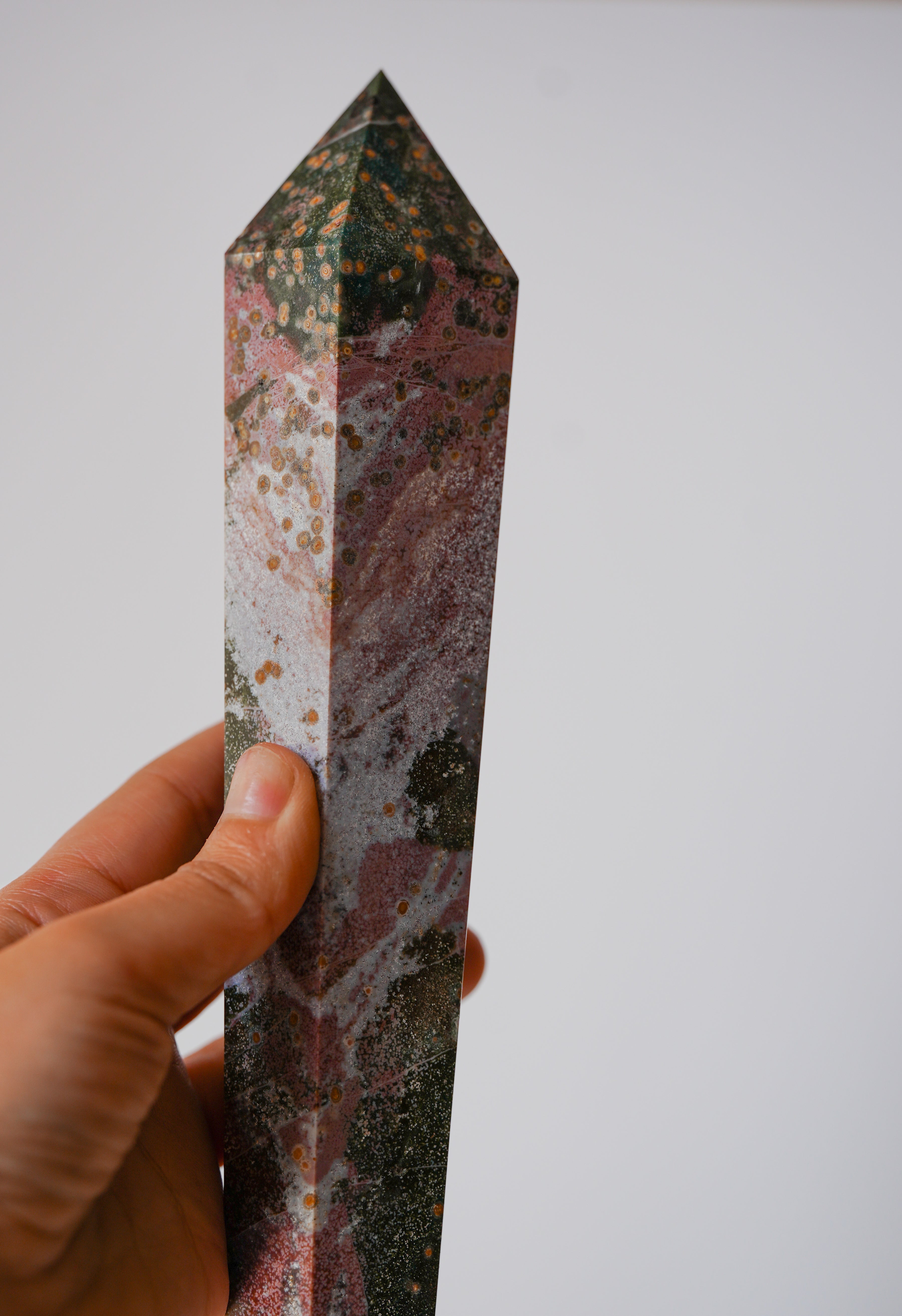 Punta de Jaspe Océano Rosa calidad extra