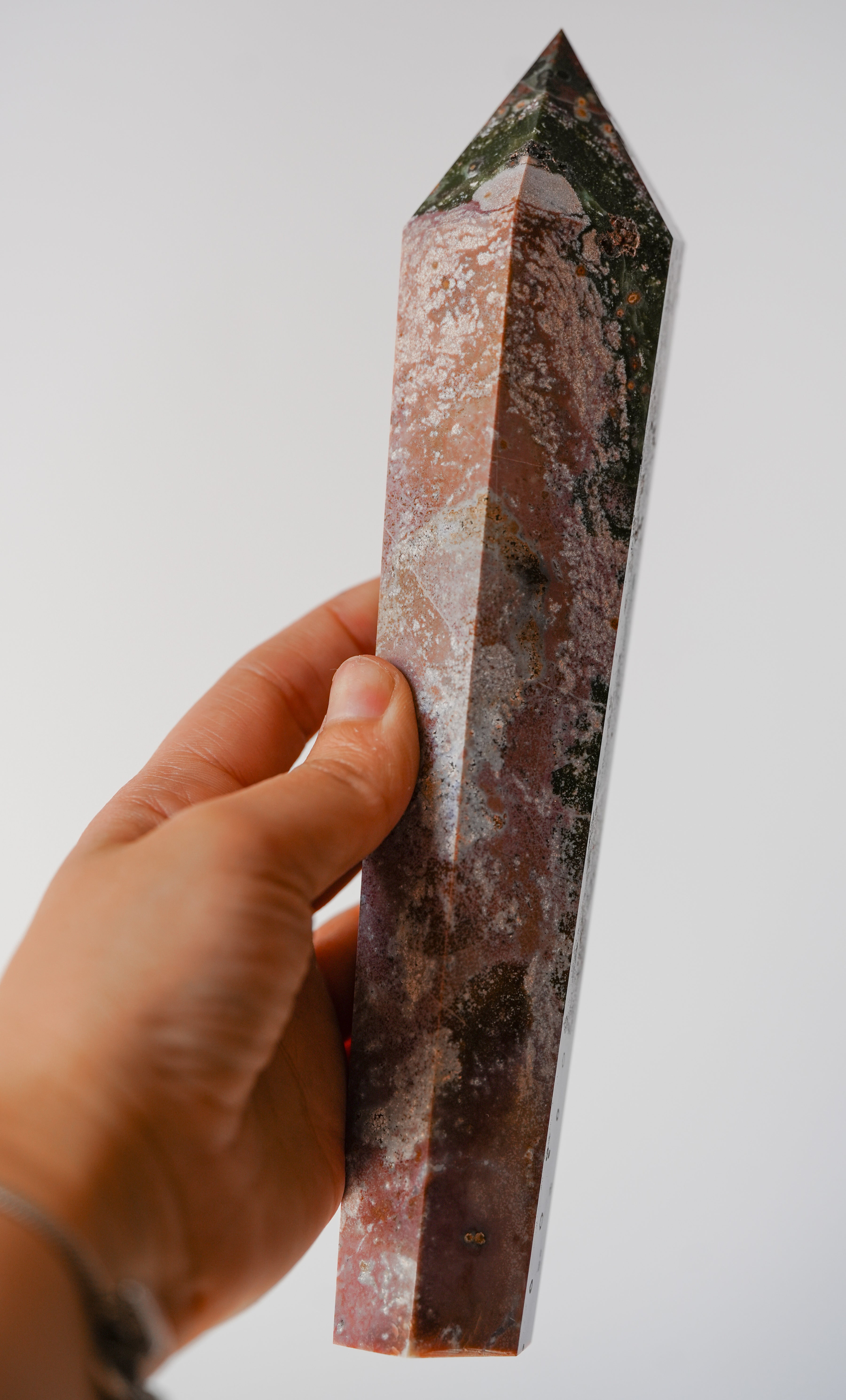 Punta de Jaspe Océano Rosa calidad extra