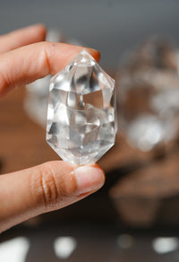Puntas geométricas de Cuarzo Cristal calidad extra