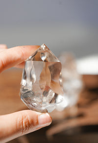 Puntas geométricas de Cuarzo Cristal calidad extra