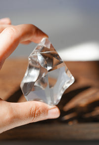 Puntas geométricas de Cuarzo Cristal calidad extra
