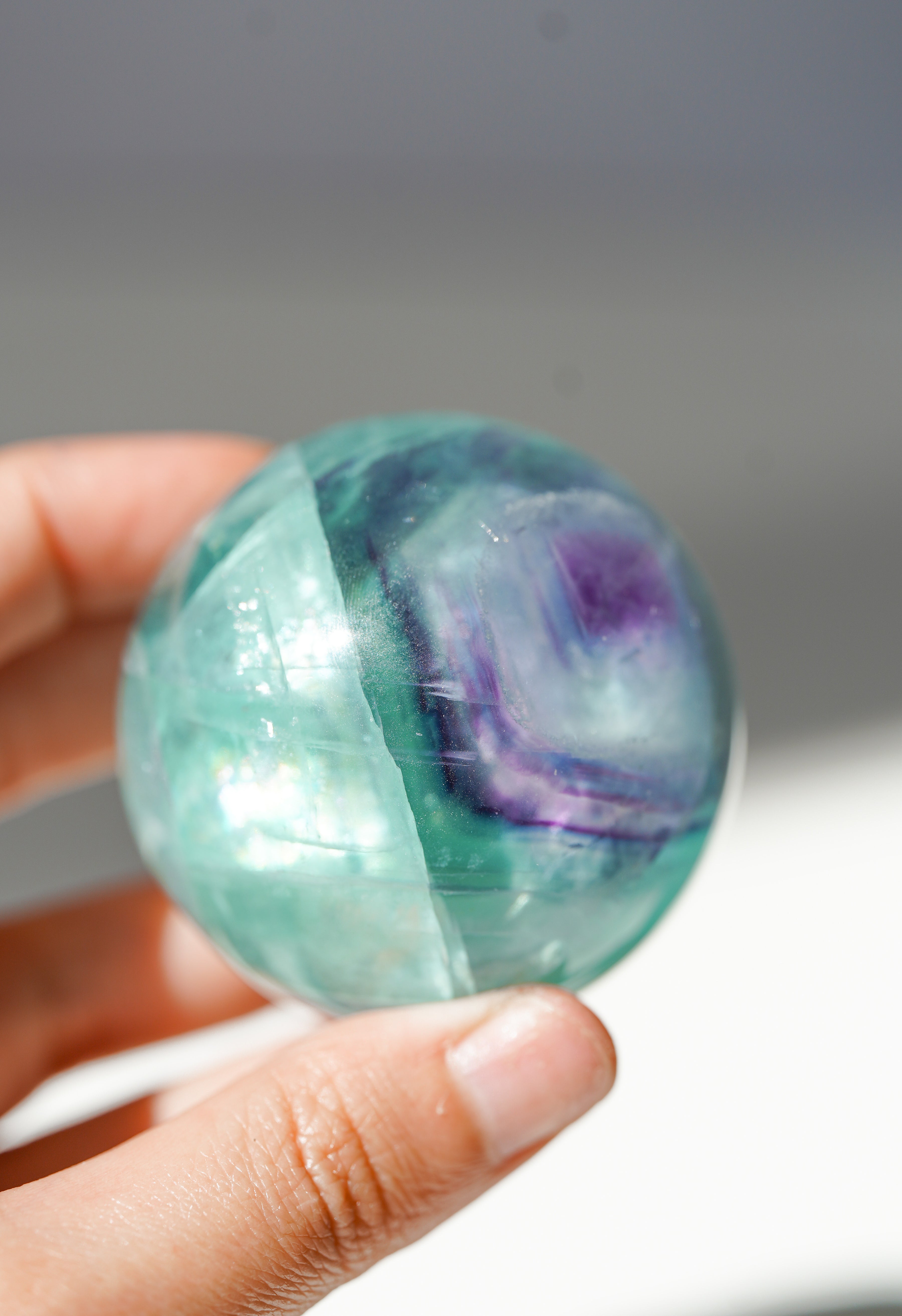 Esfera de Fluorita Arcoíris
