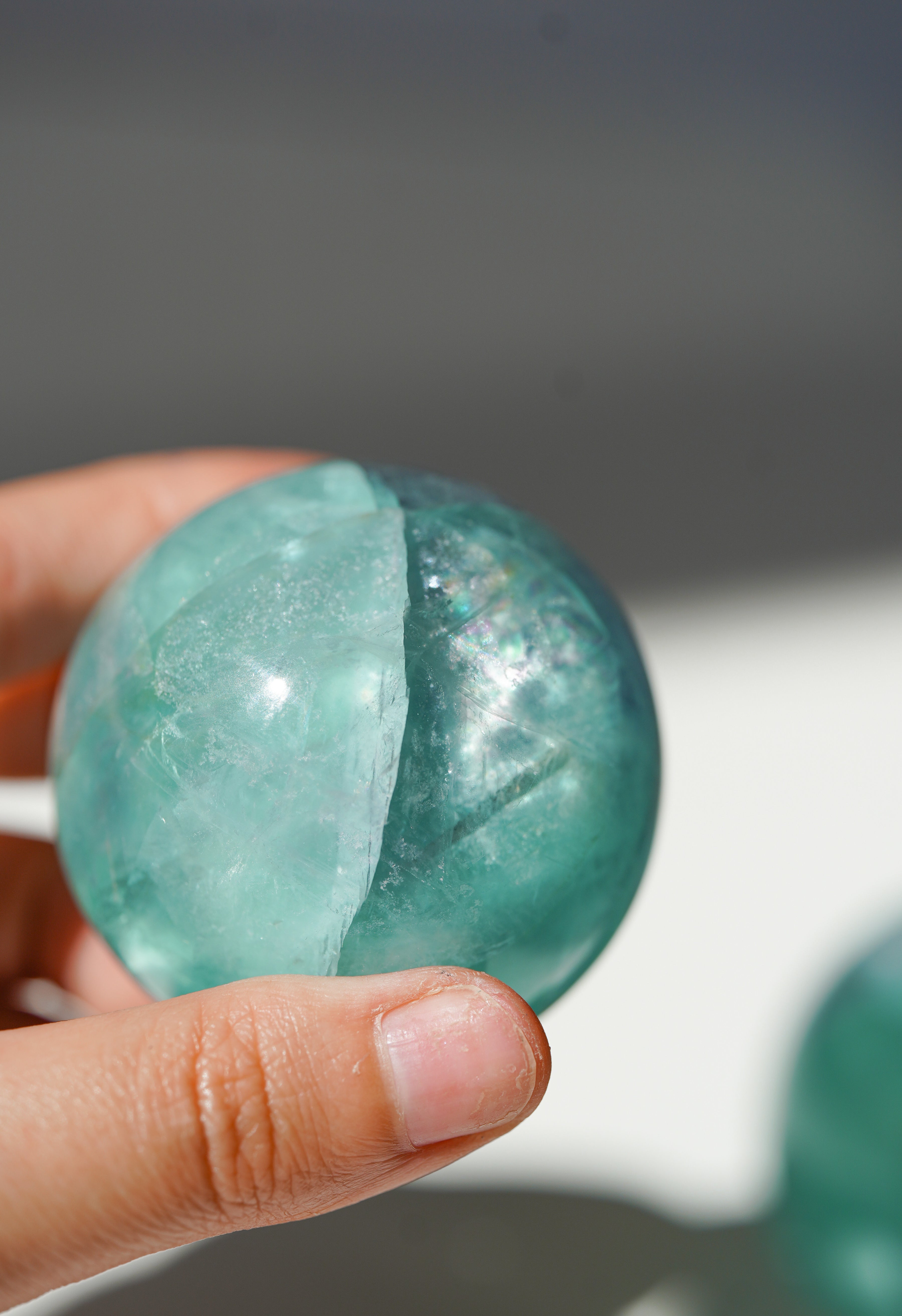 Esfera de Fluorita Arcoíris