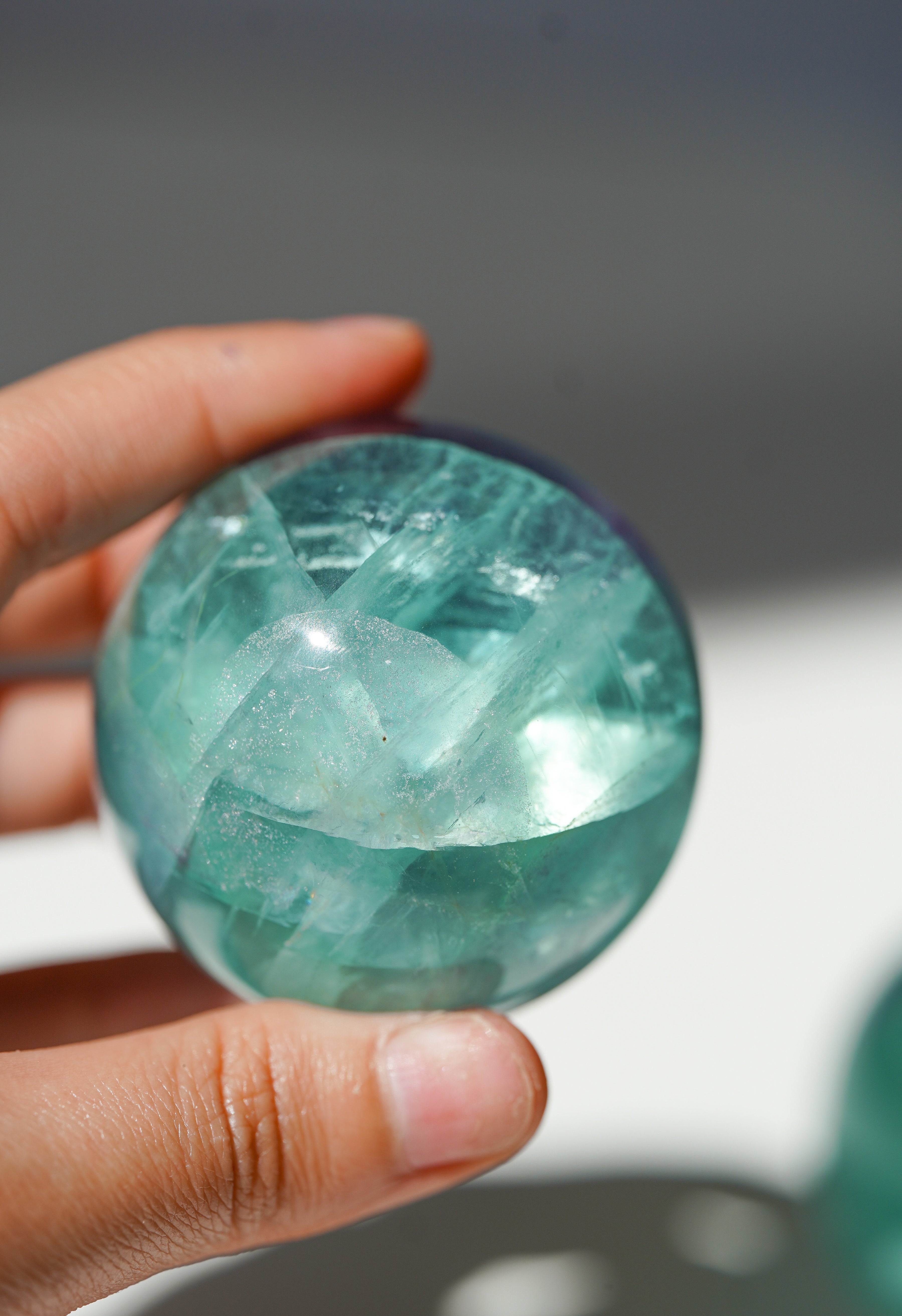 Esfera de Fluorita Arcoíris