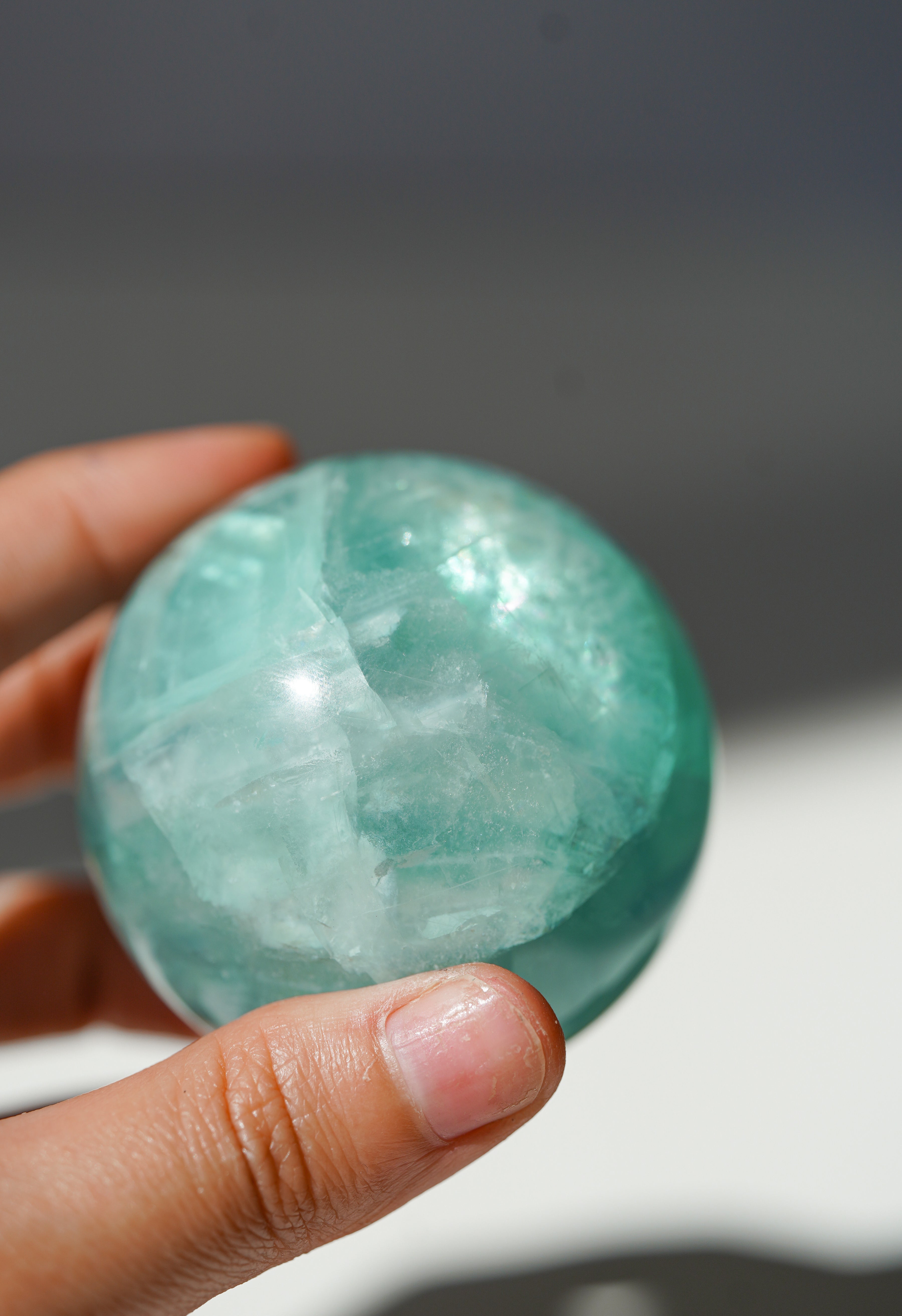 Esfera de Fluorita Arcoíris