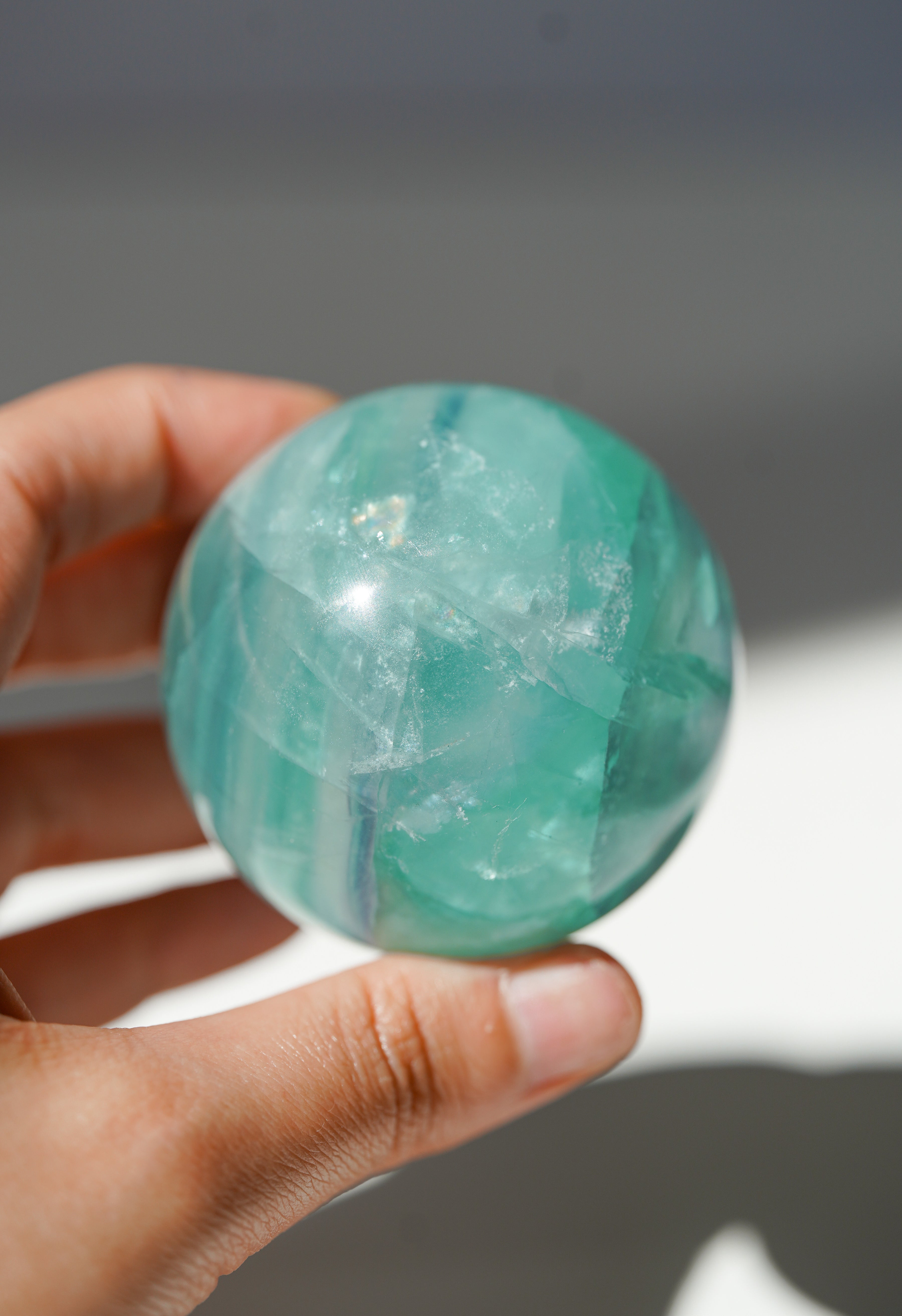Esfera de Fluorita Arcoíris