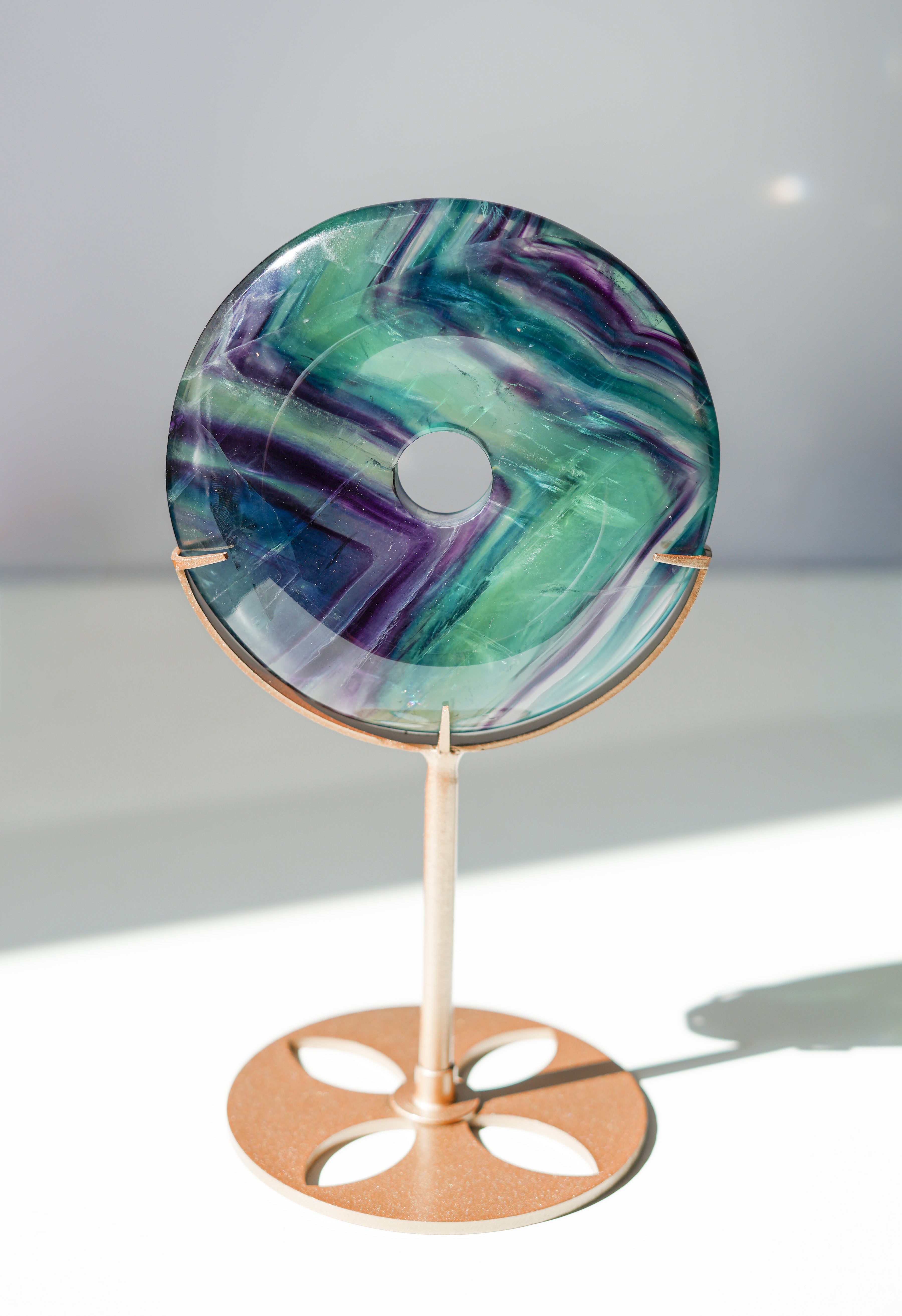 Donut de Fluorita con stand