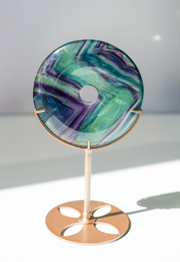 Donut de Fluorita con stand