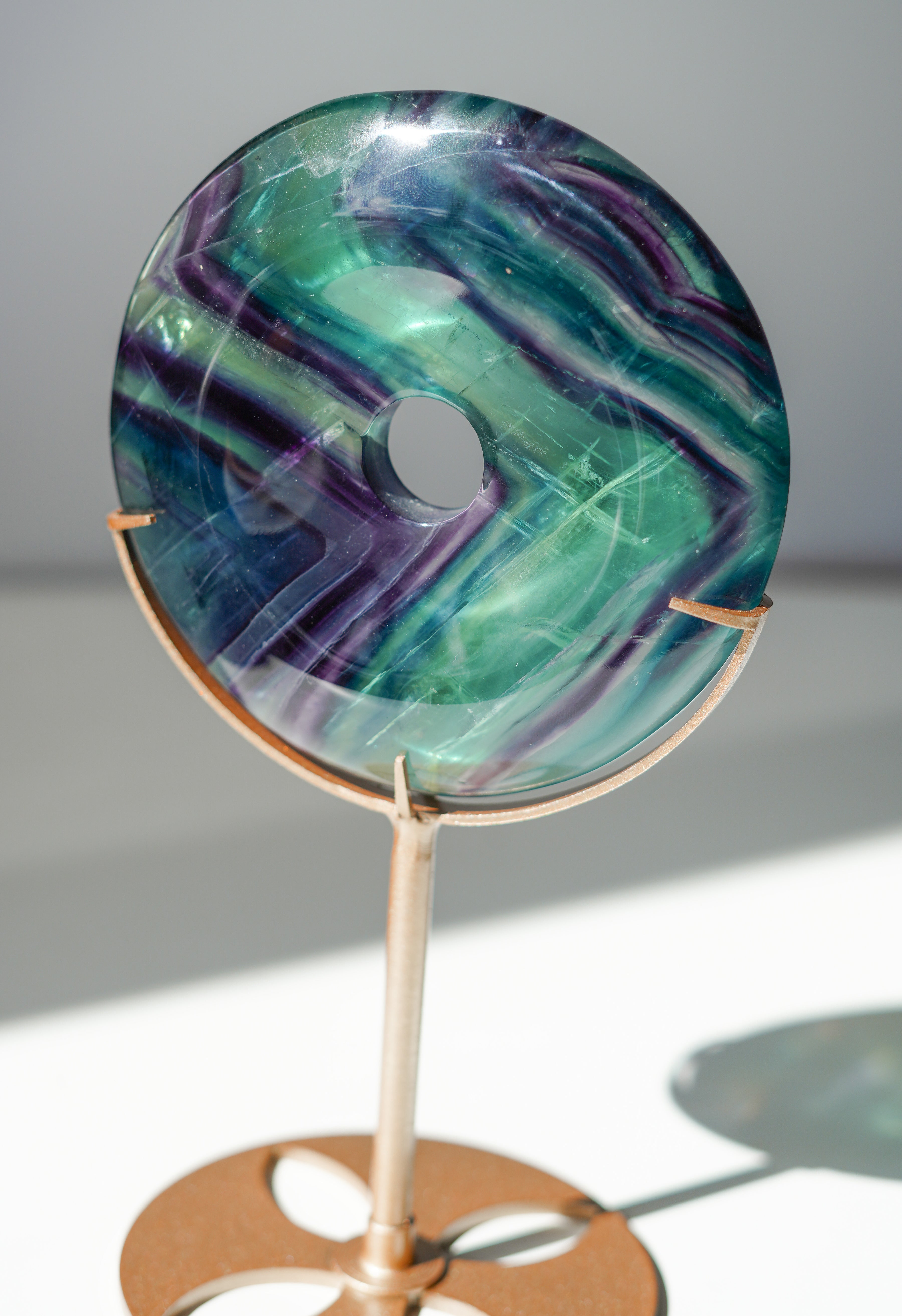 Donut de Fluorita con stand
