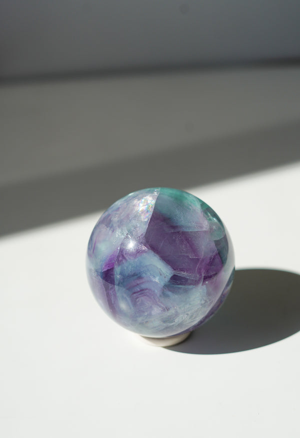 Esfera de Fluorita Arcoíris - pieza única