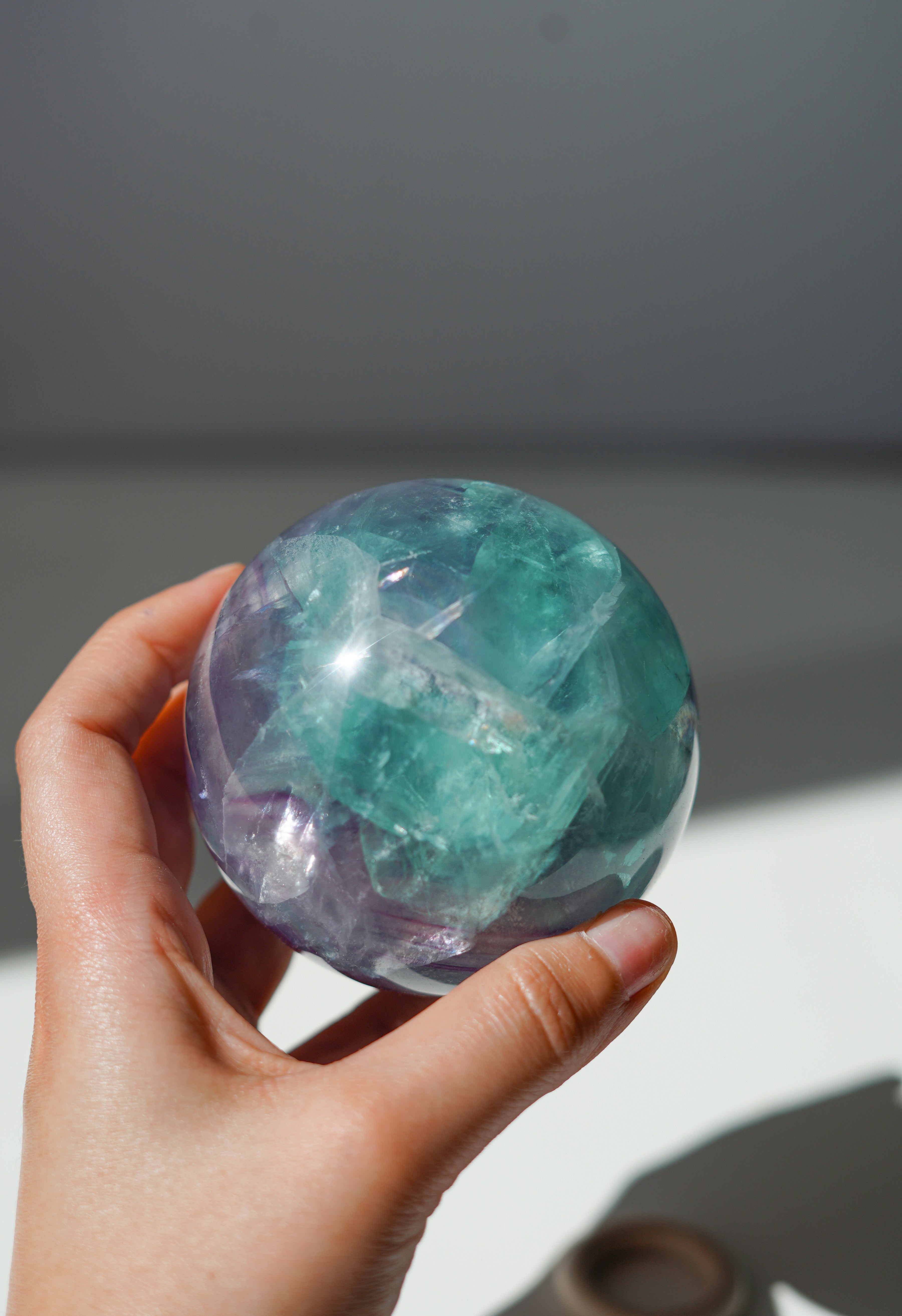 Esfera de Fluorita Arcoíris - pieza única