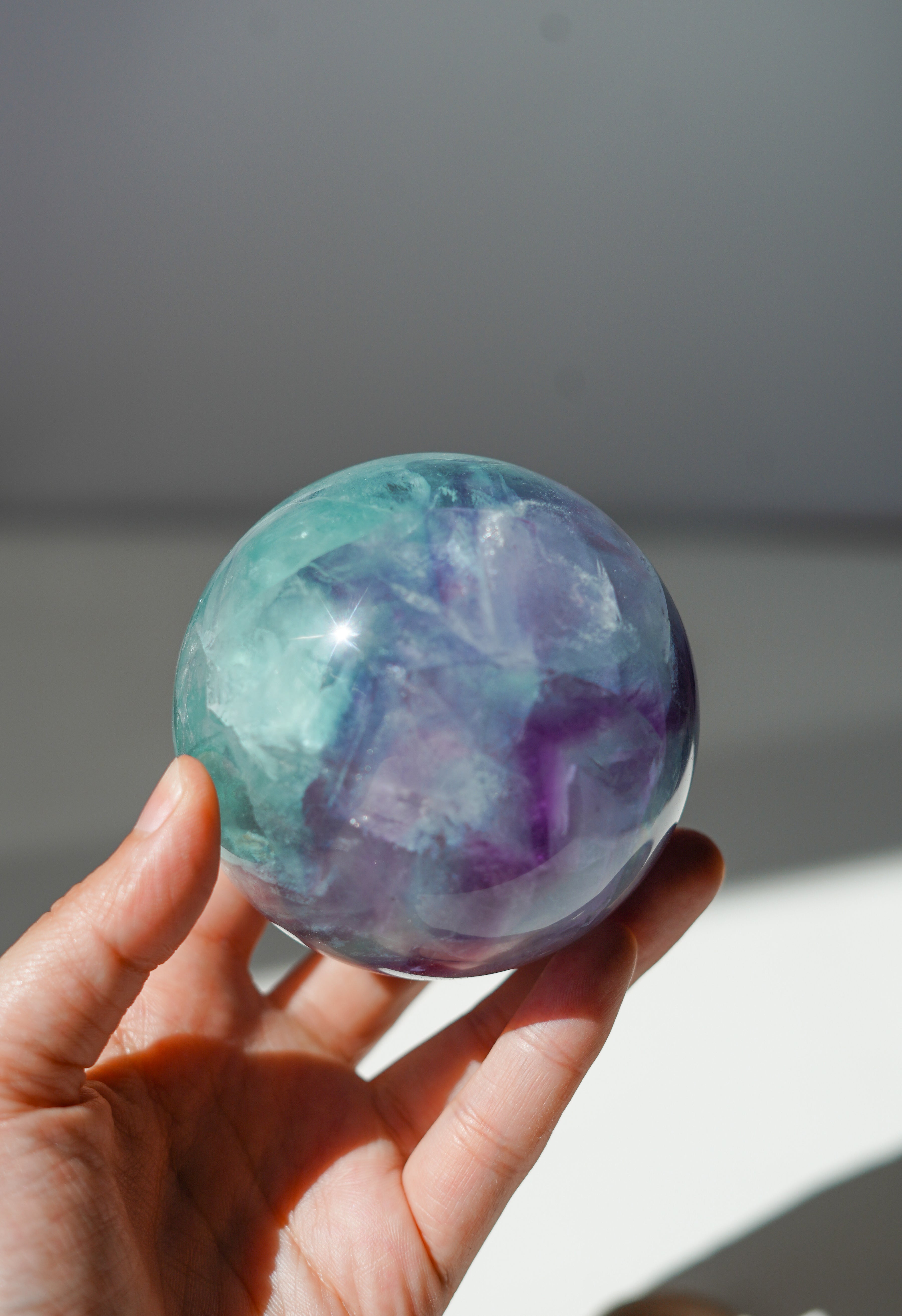 Esfera de Fluorita Arcoíris - pieza única