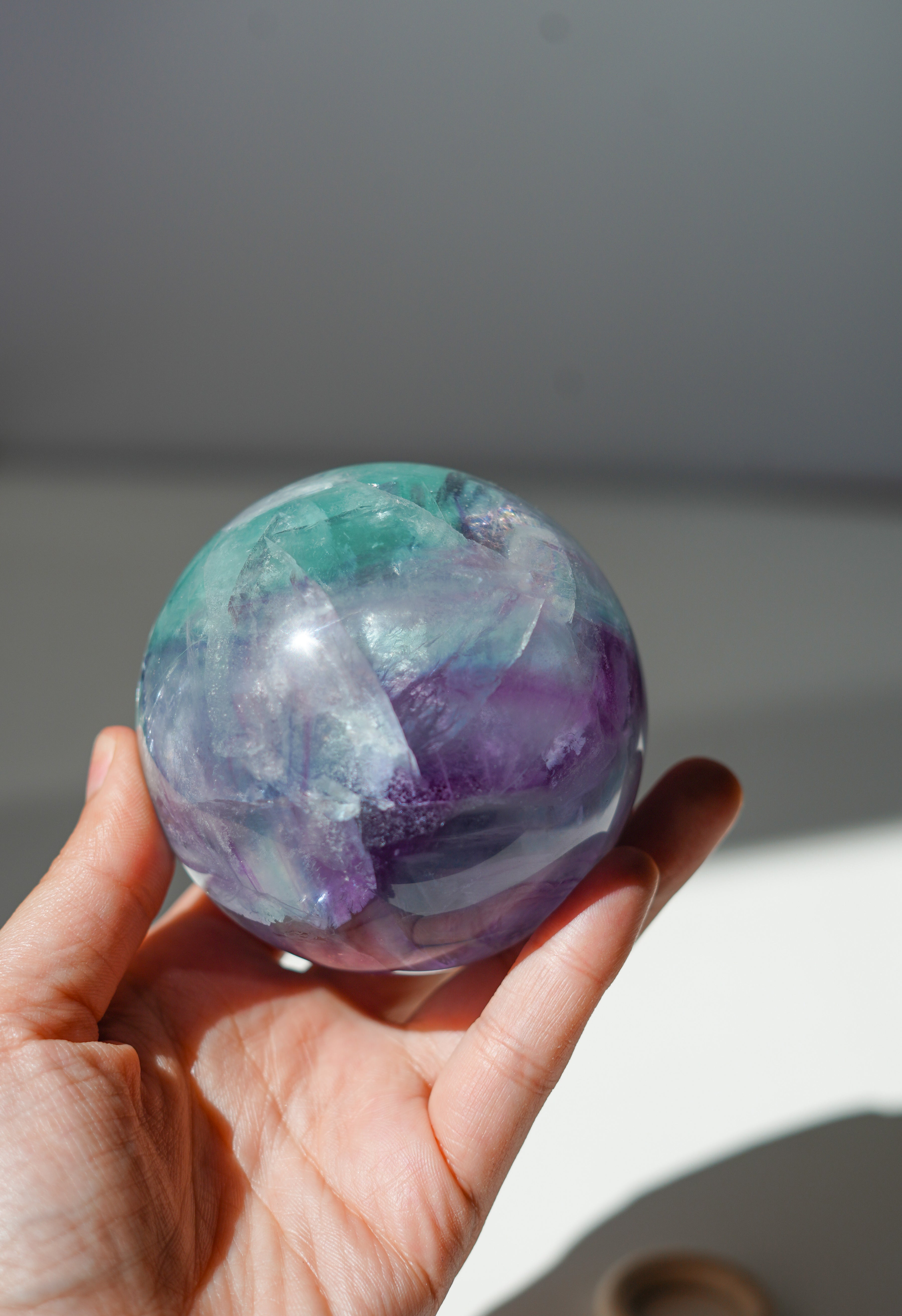 Esfera de Fluorita Arcoíris - pieza única