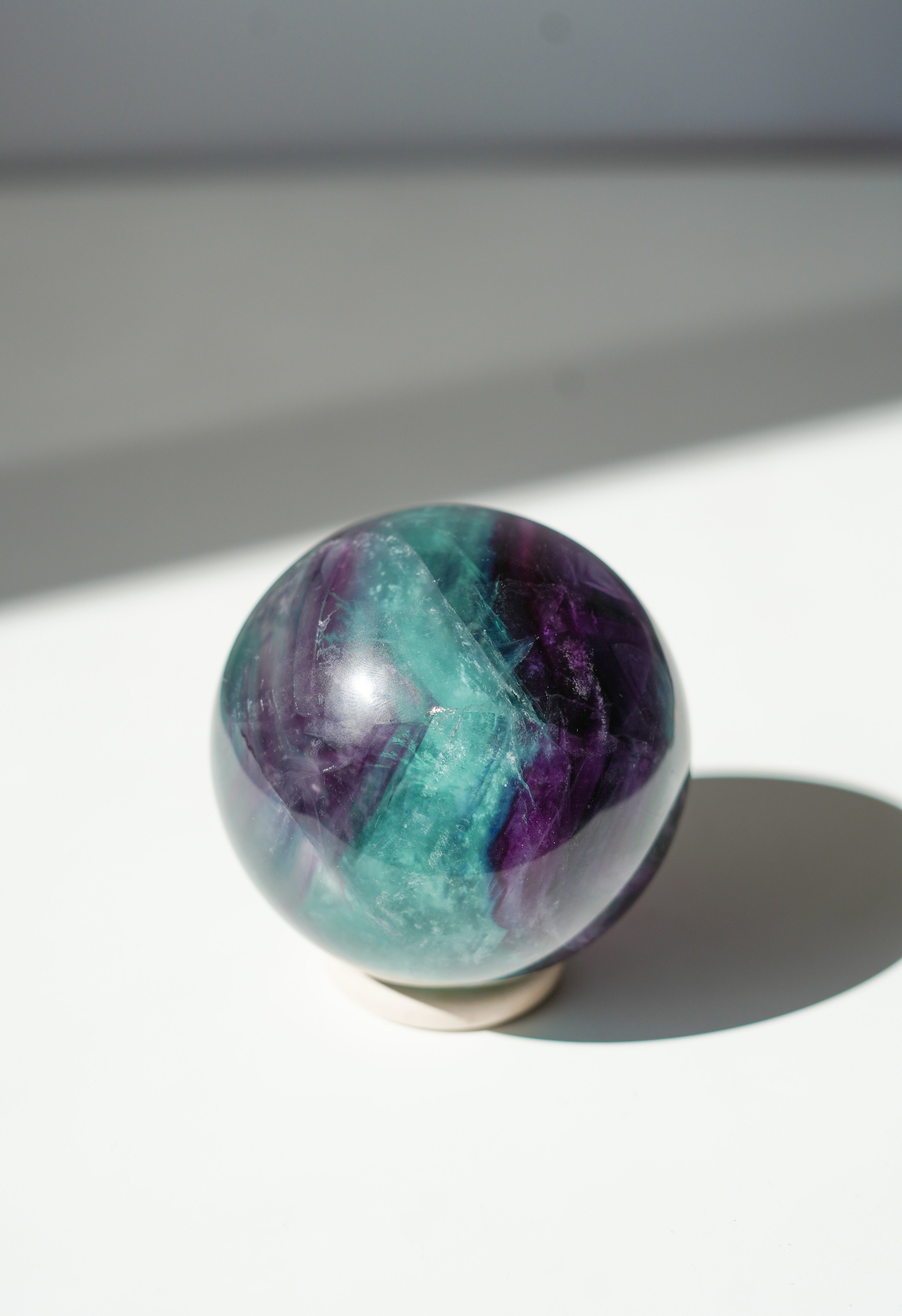 Esfera de Fluorita Arcoíris - pieza única
