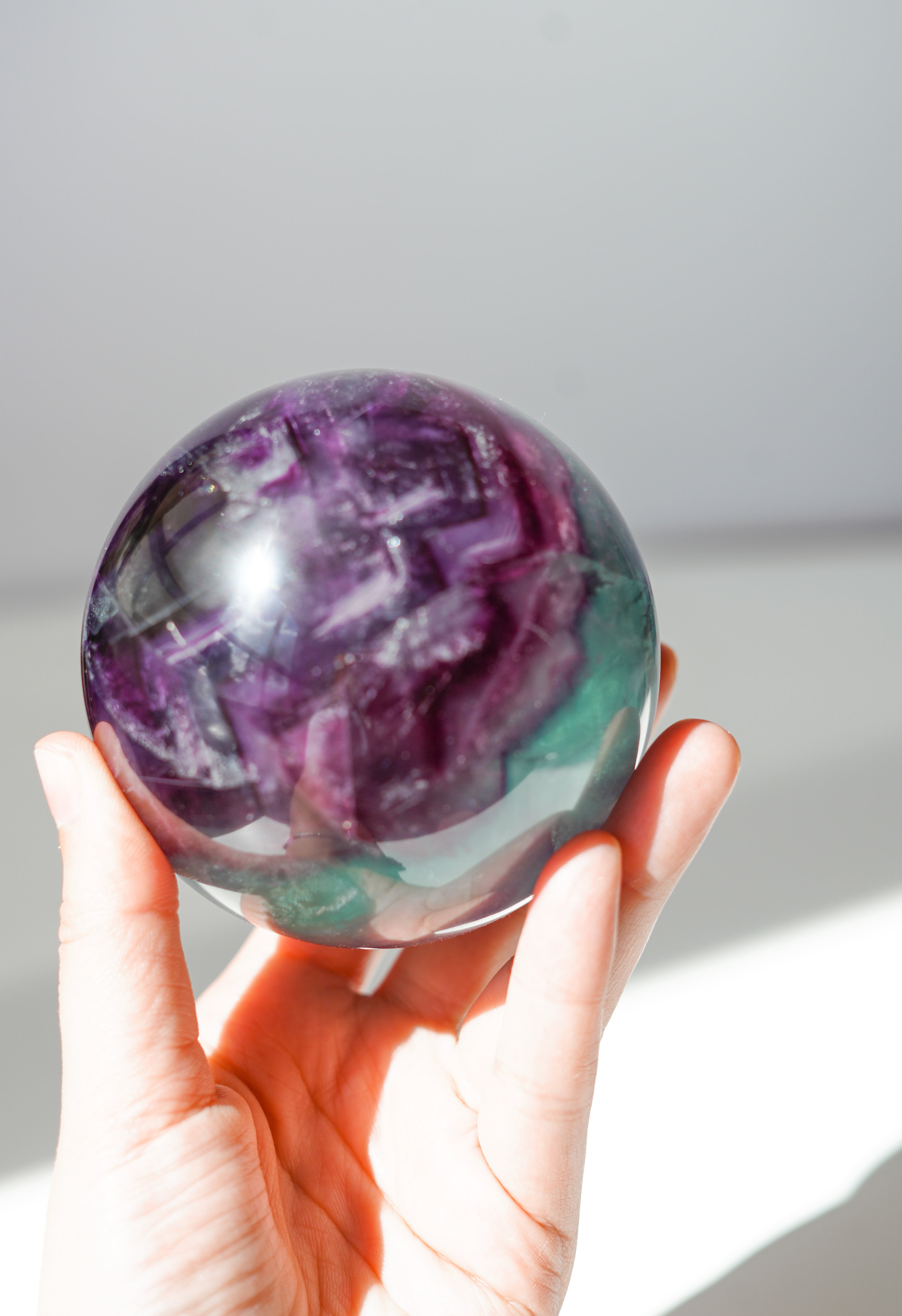 Esfera de Fluorita Arcoíris - pieza única