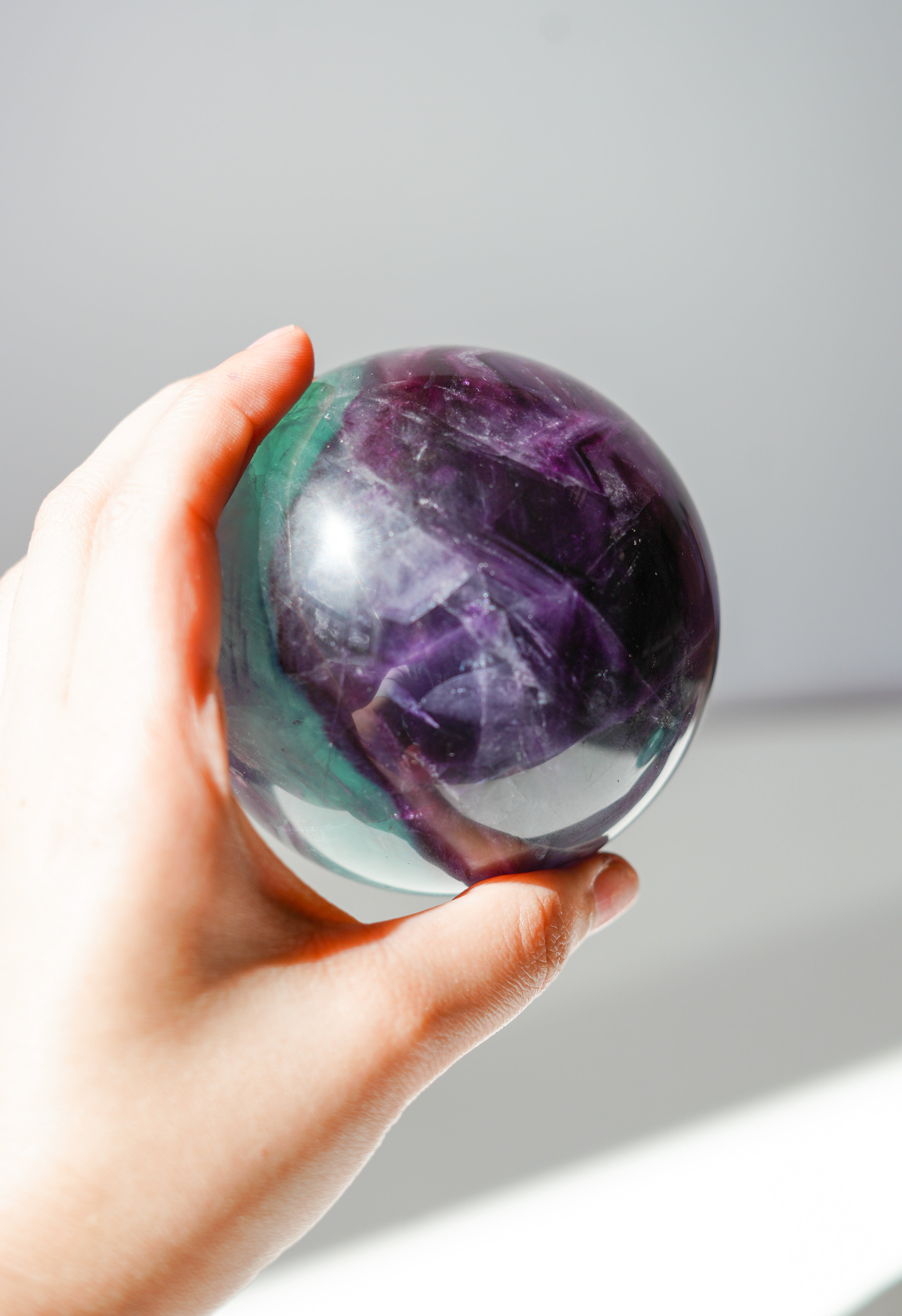 Esfera de Fluorita Arcoíris - pieza única