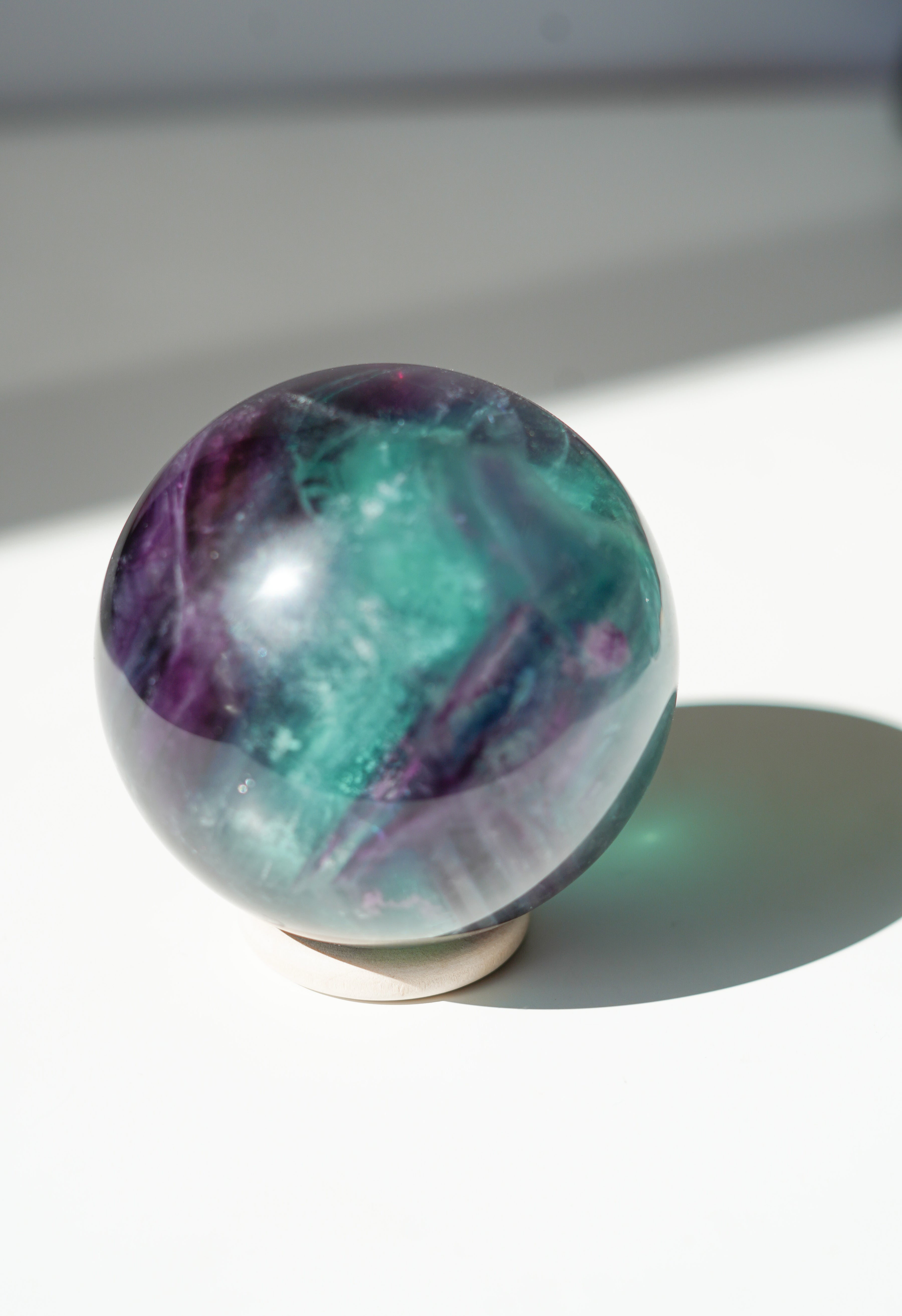 Esfera de Fluorita Arcoíris - pieza única