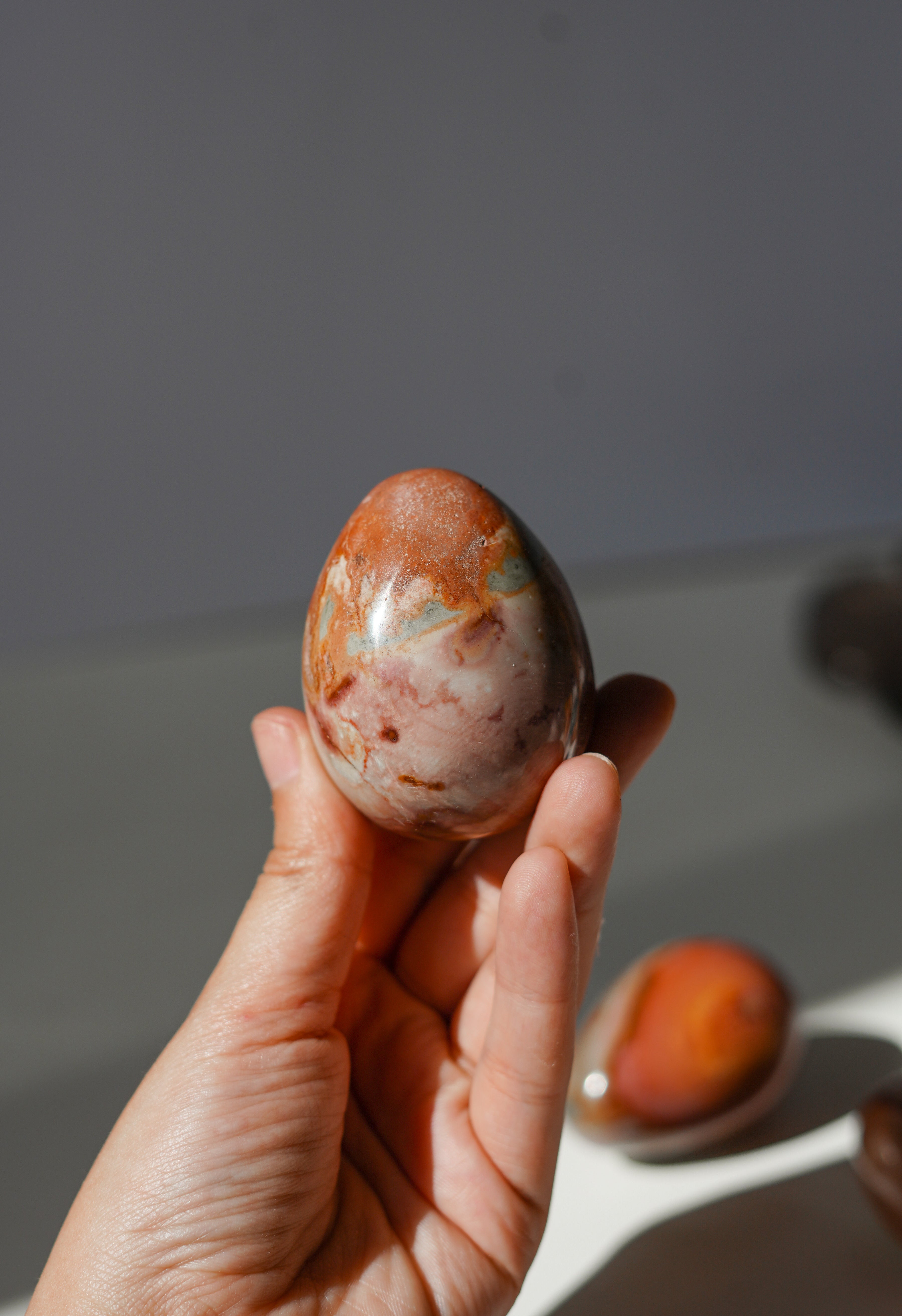 Huevos de Jaspe Unicornio natural