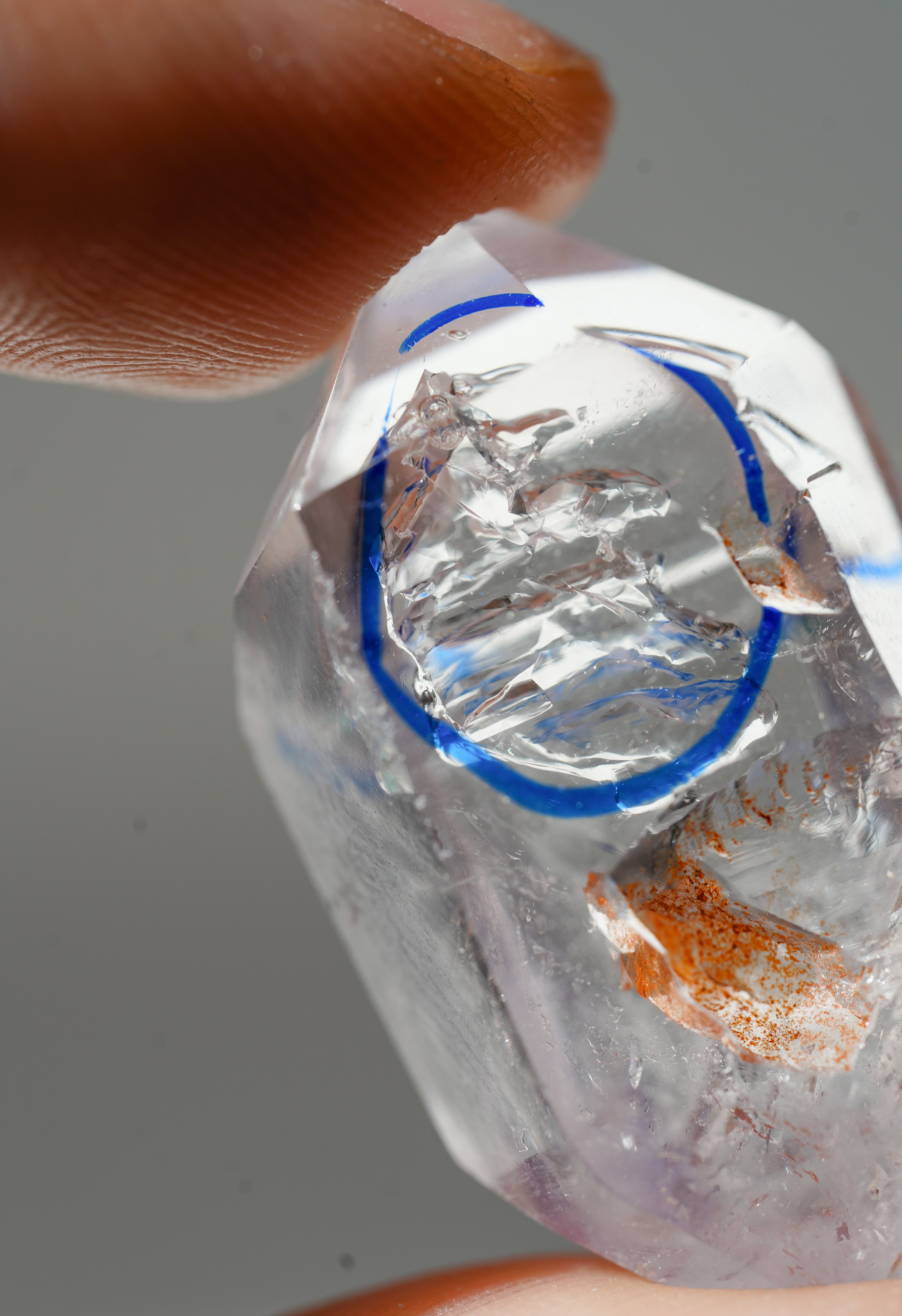 Cuarzo Enhydro con burbuja de agua