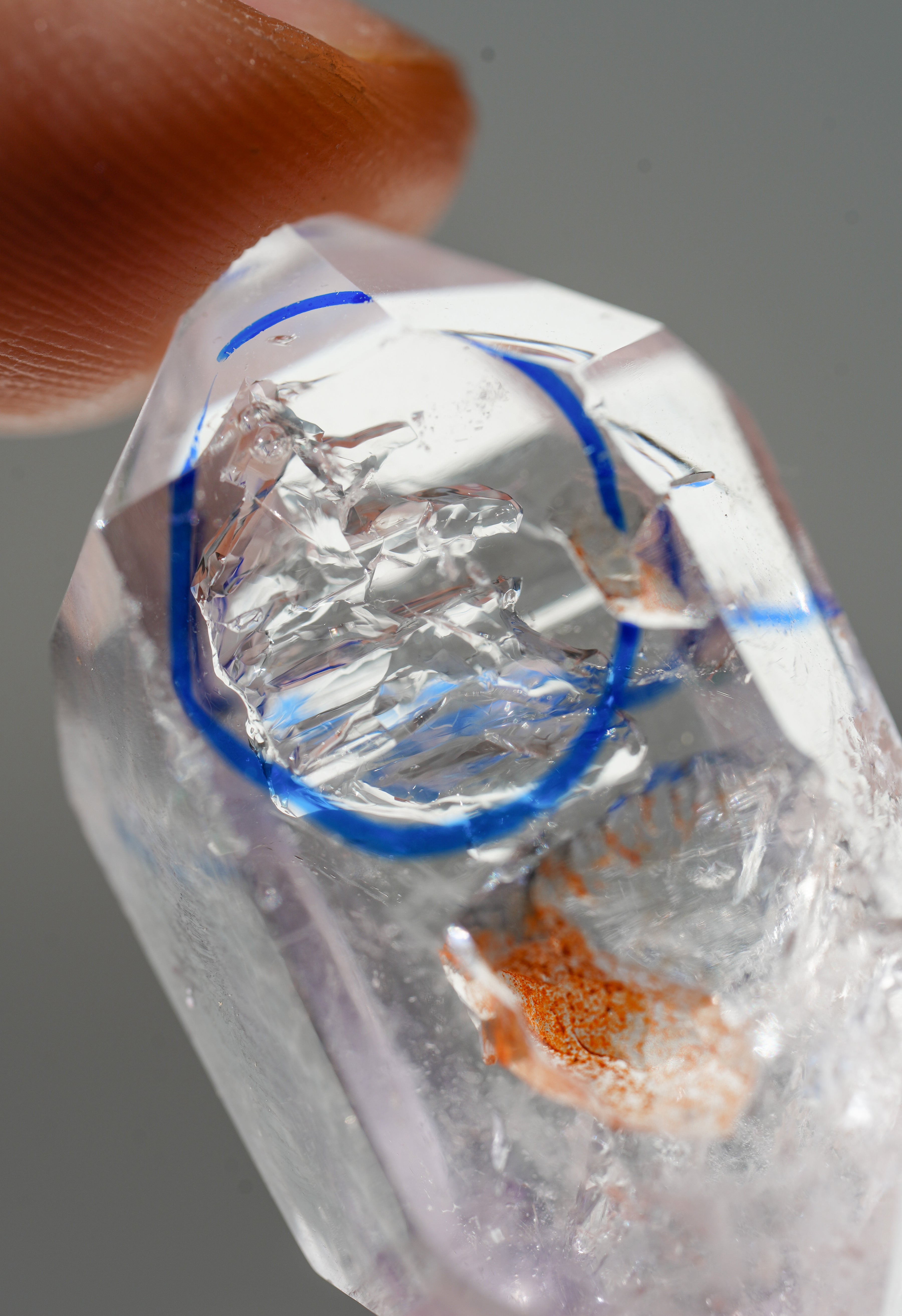 Cuarzo Enhydro con burbuja de agua