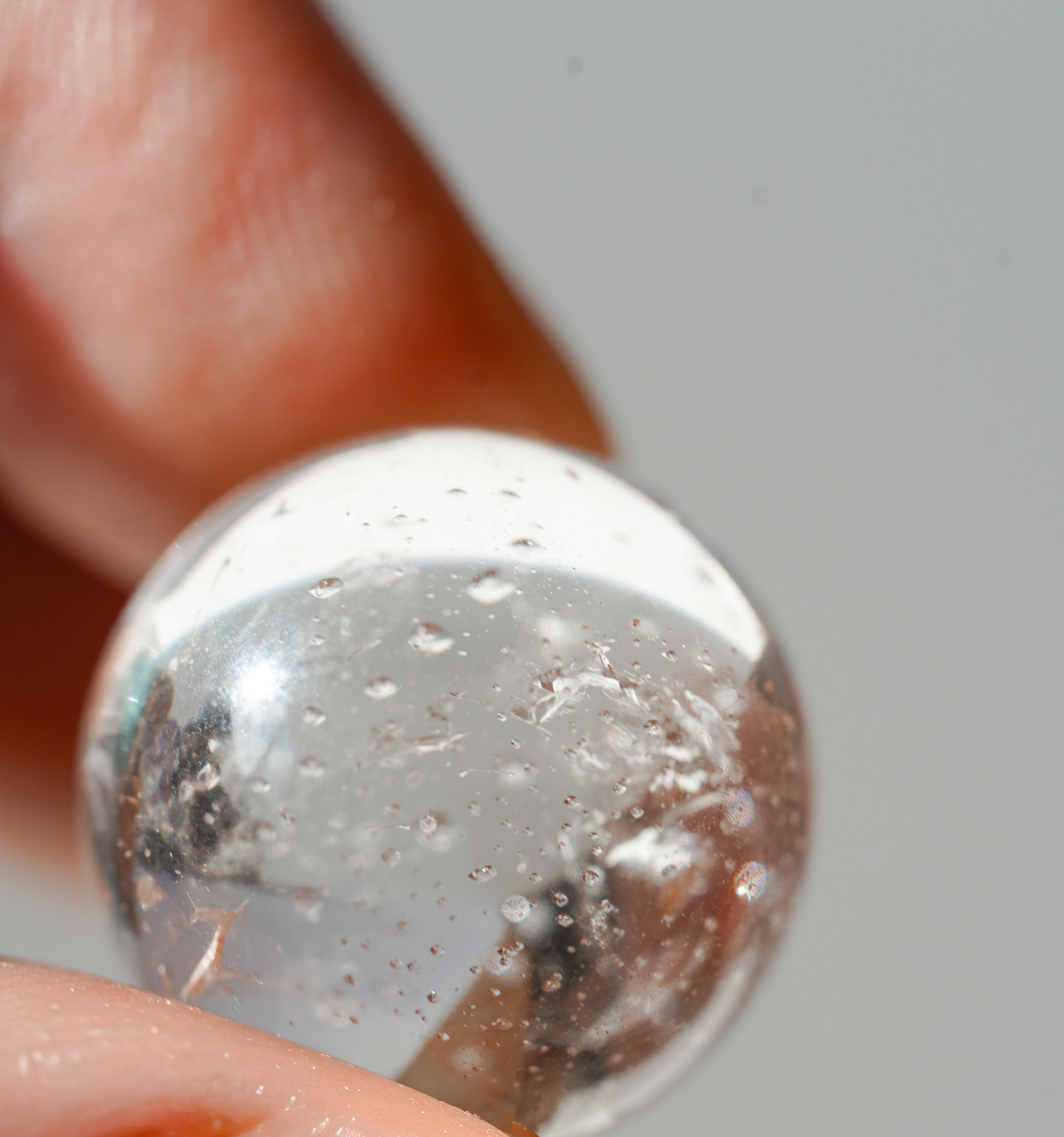 Esfera Enhydro con múltiples burbujas de agua - pieza colección