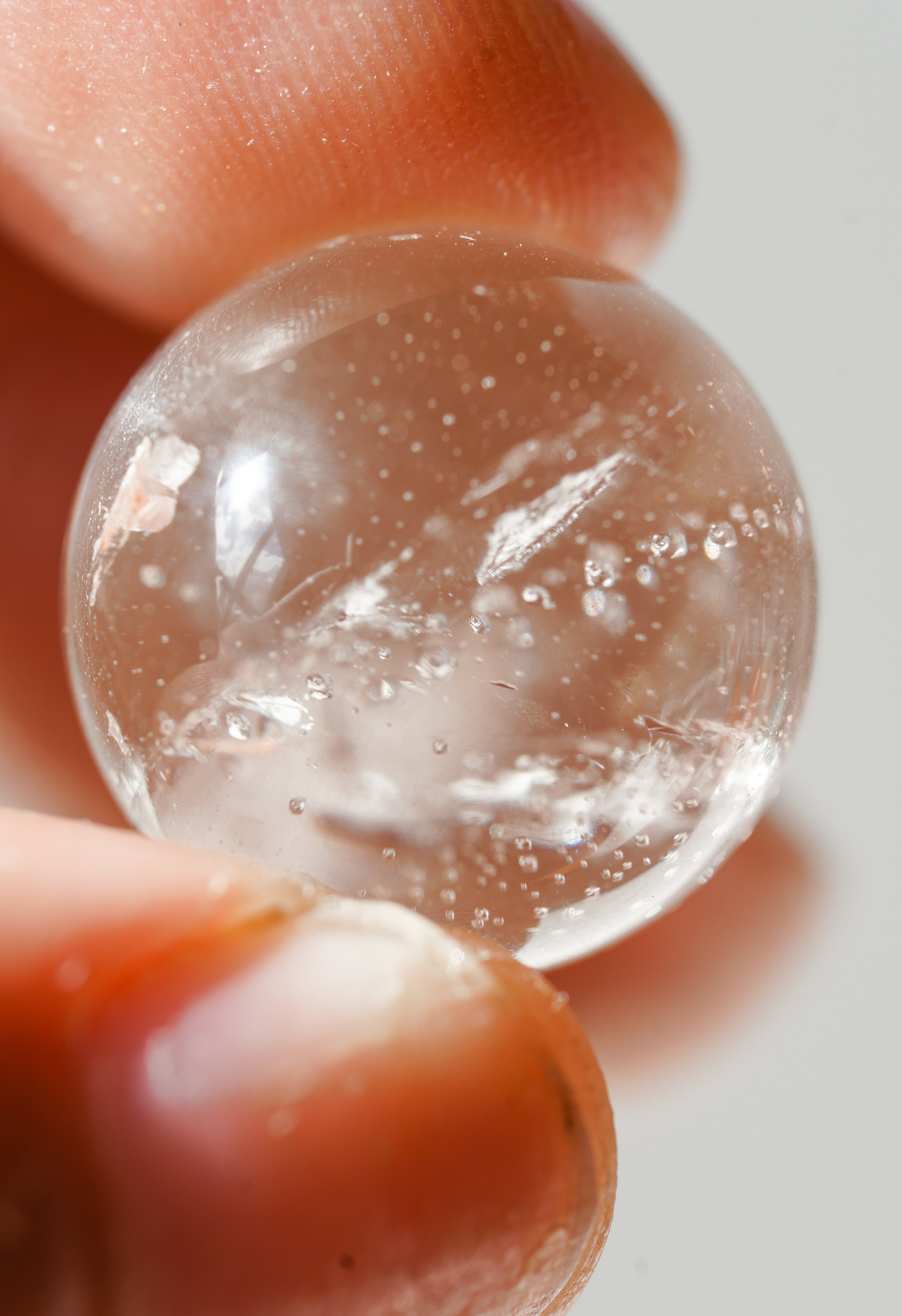Esfera Enhydro con múltiples burbujas de agua - pieza colección
