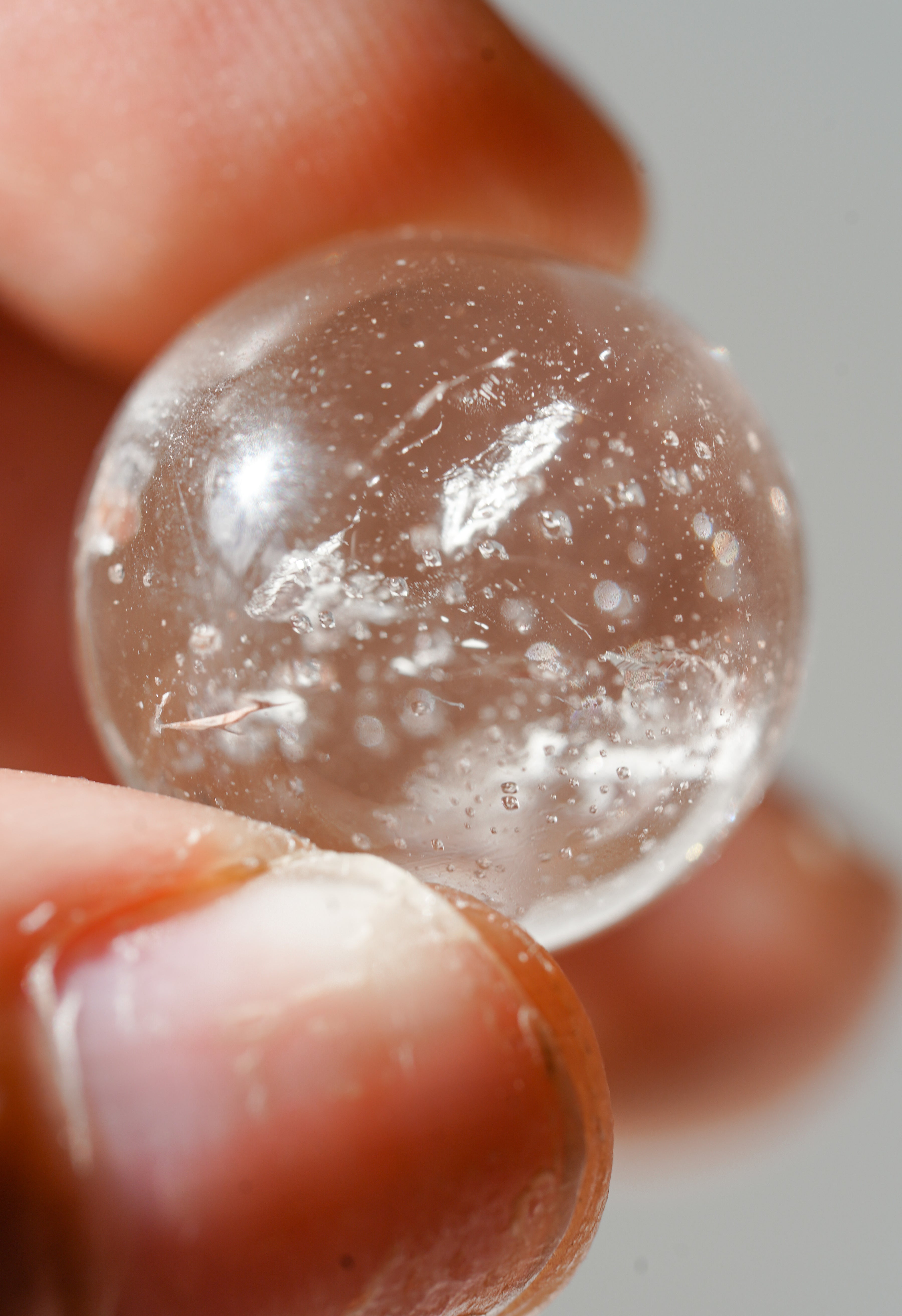 Esfera Enhydro con múltiples burbujas de agua - pieza colección