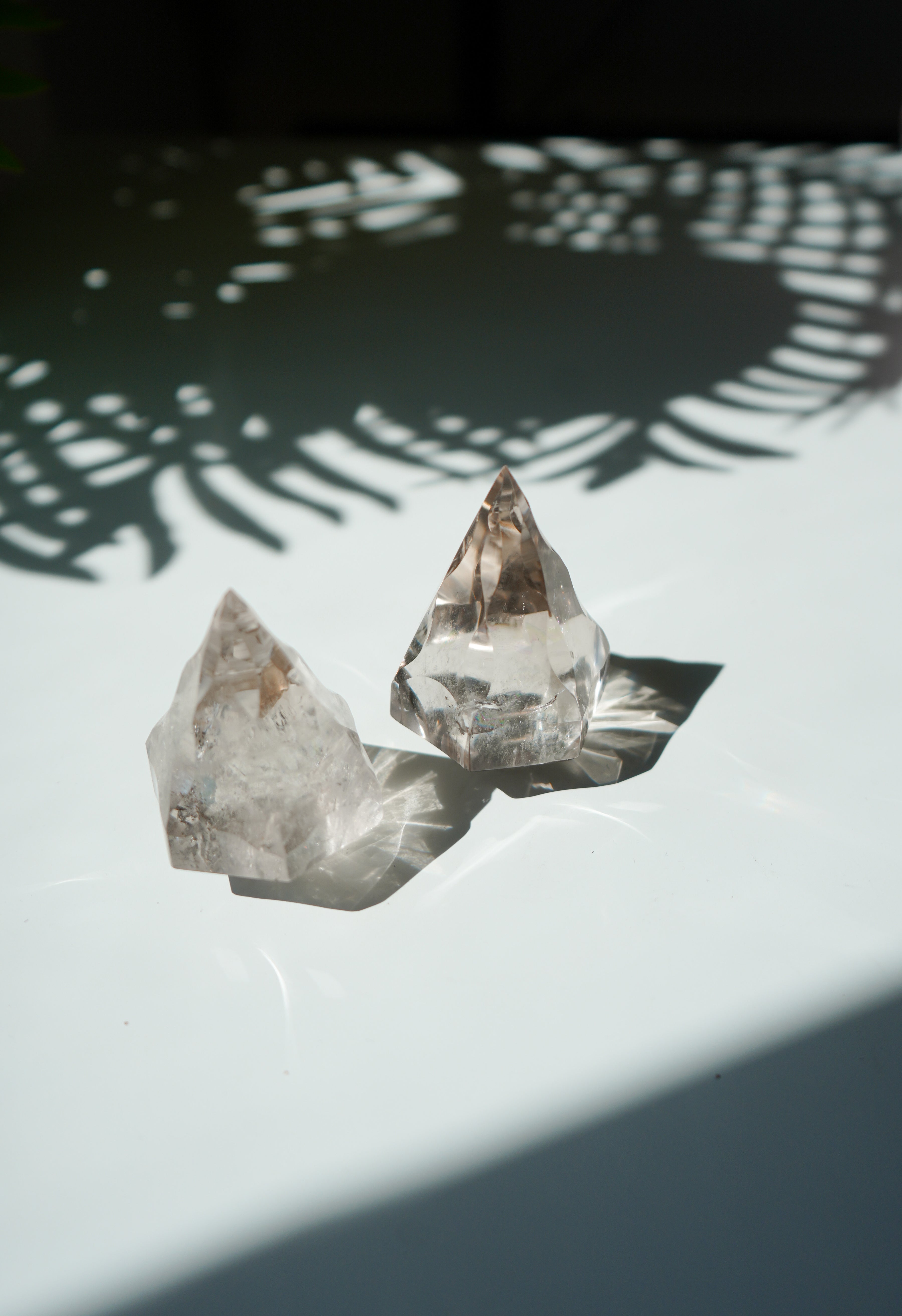 Diamante de Cuarzo Ahumado Claro