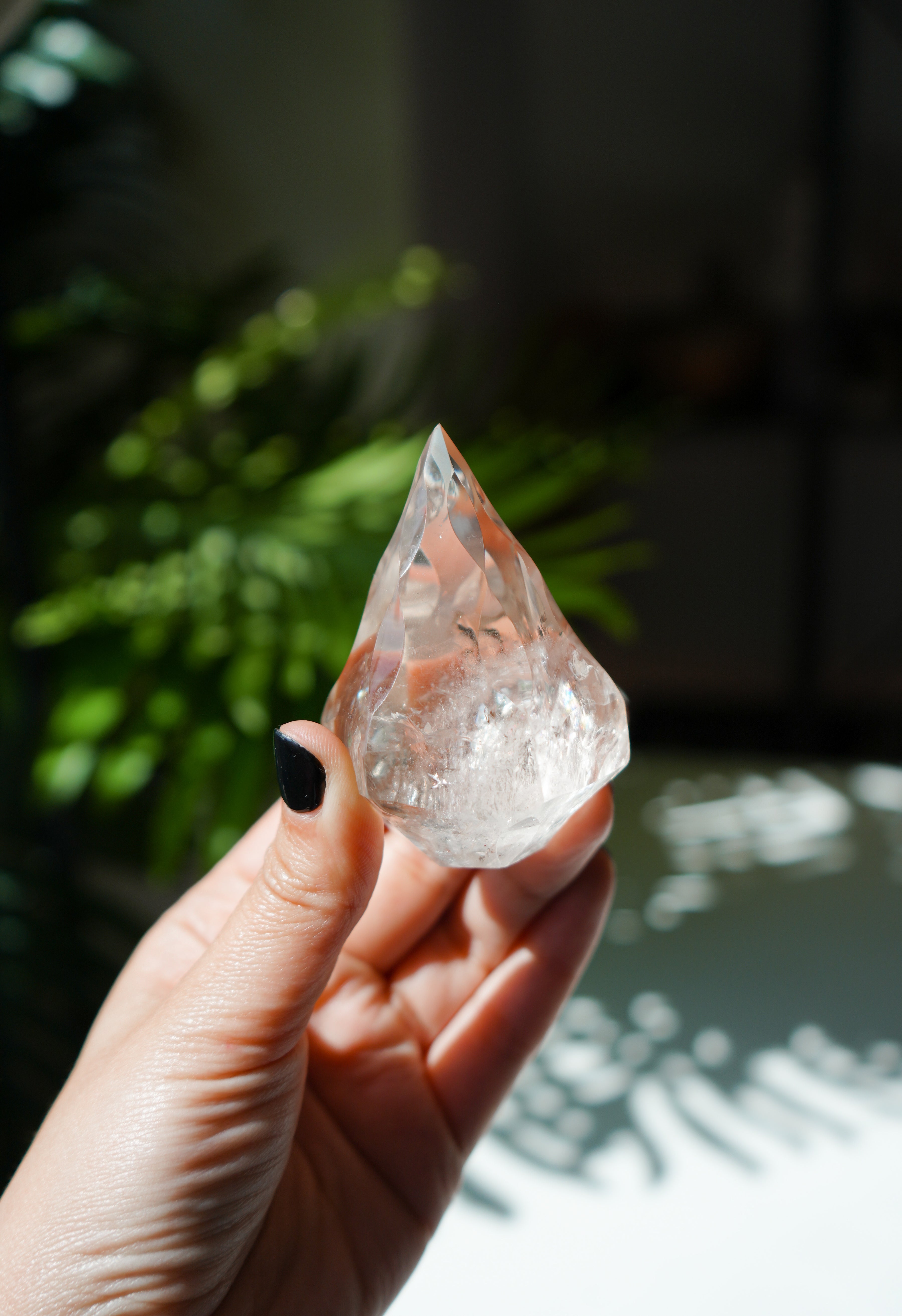 Diamante de Cuarzo Ahumado Claro
