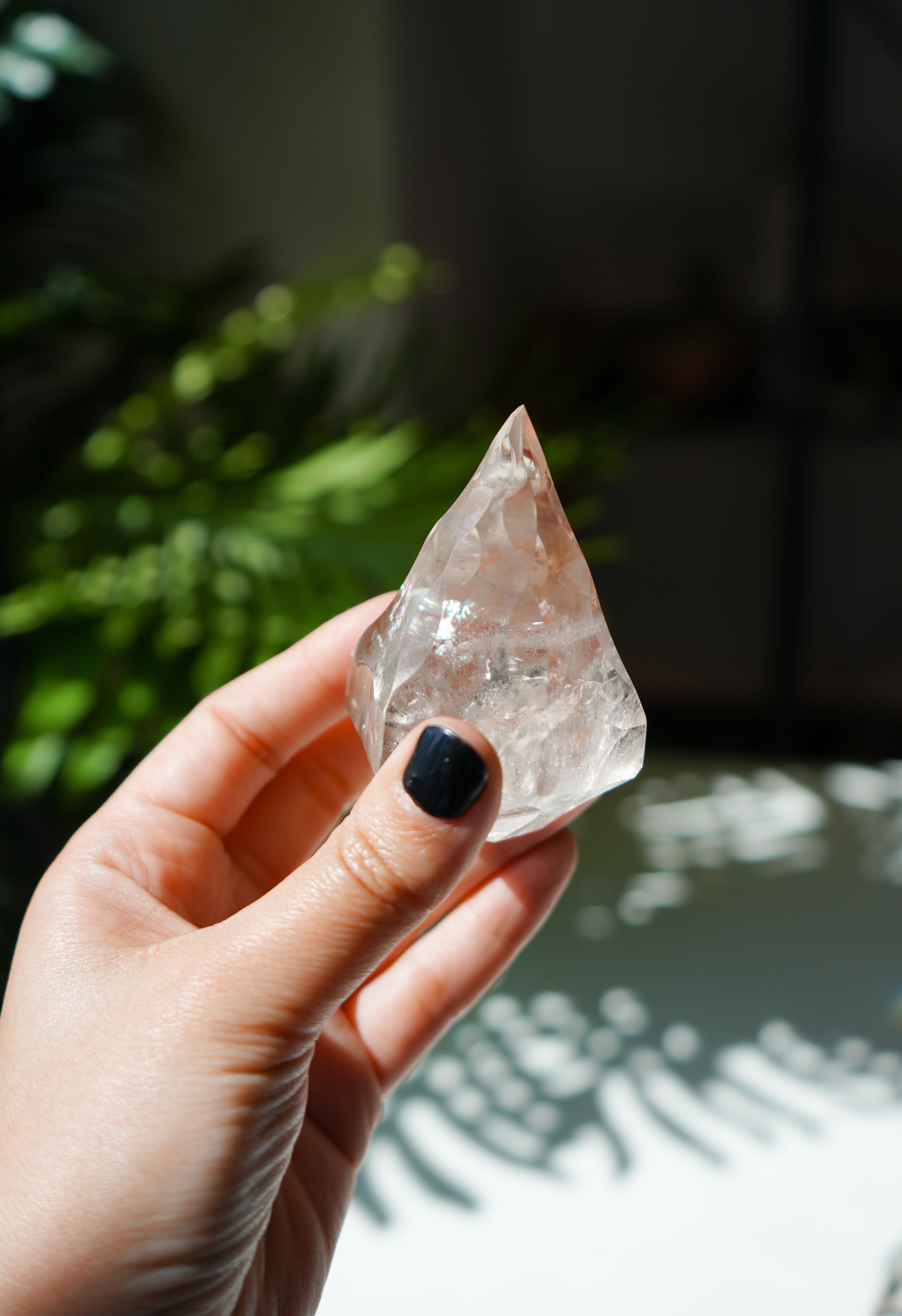 Diamante de Cuarzo Ahumado Claro