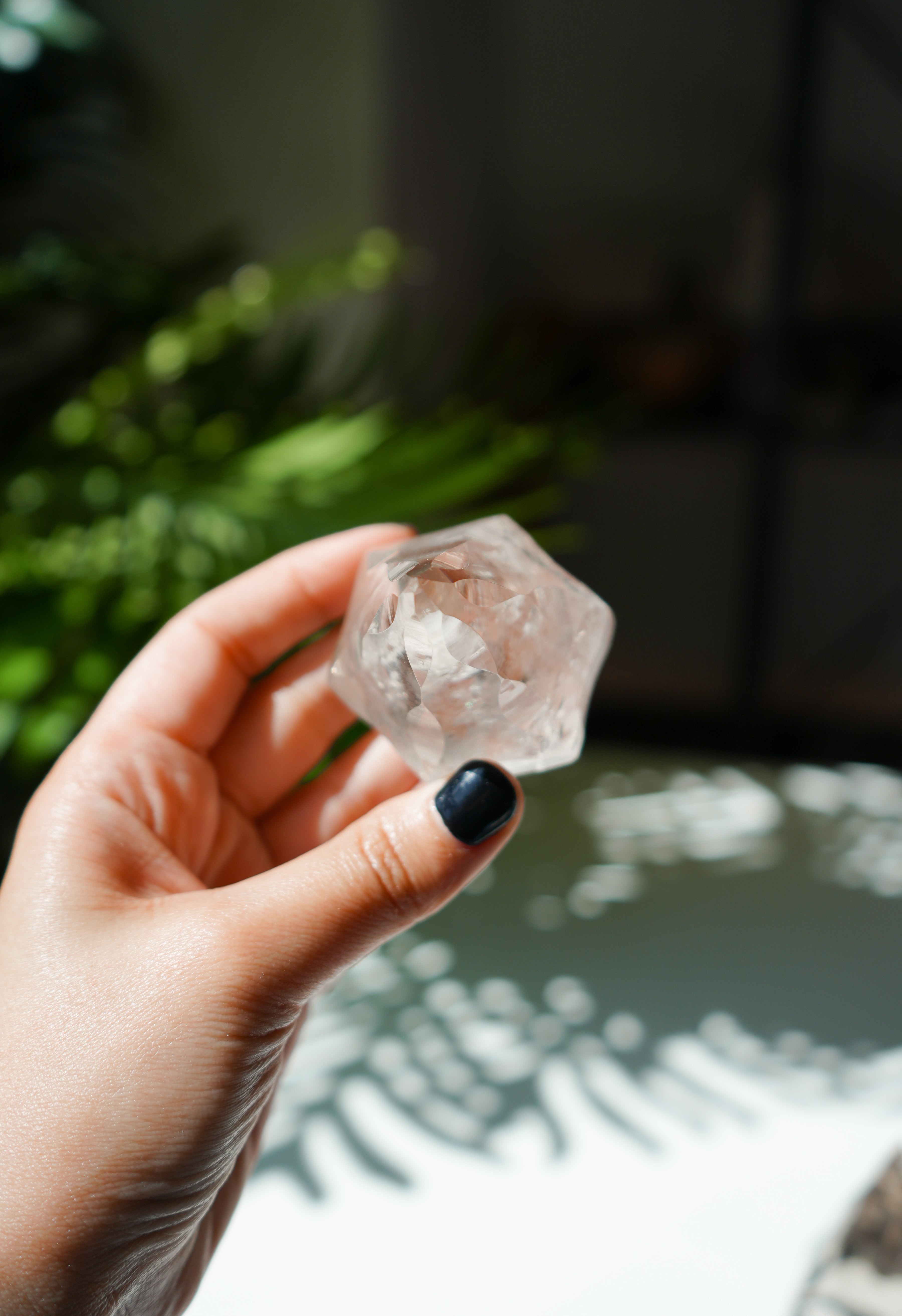 Diamante de Cuarzo Ahumado Claro