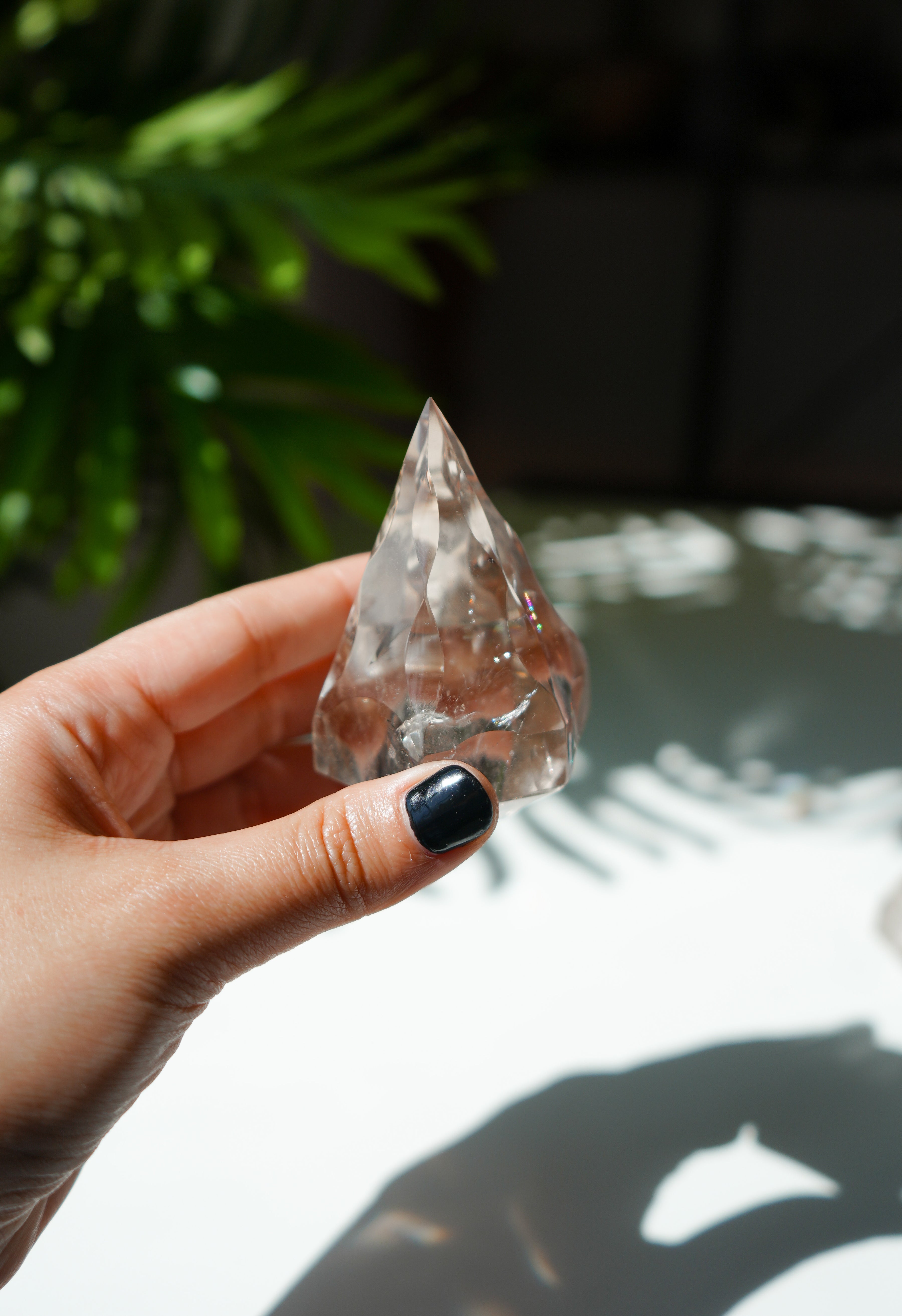 Diamante de Cuarzo Ahumado Claro