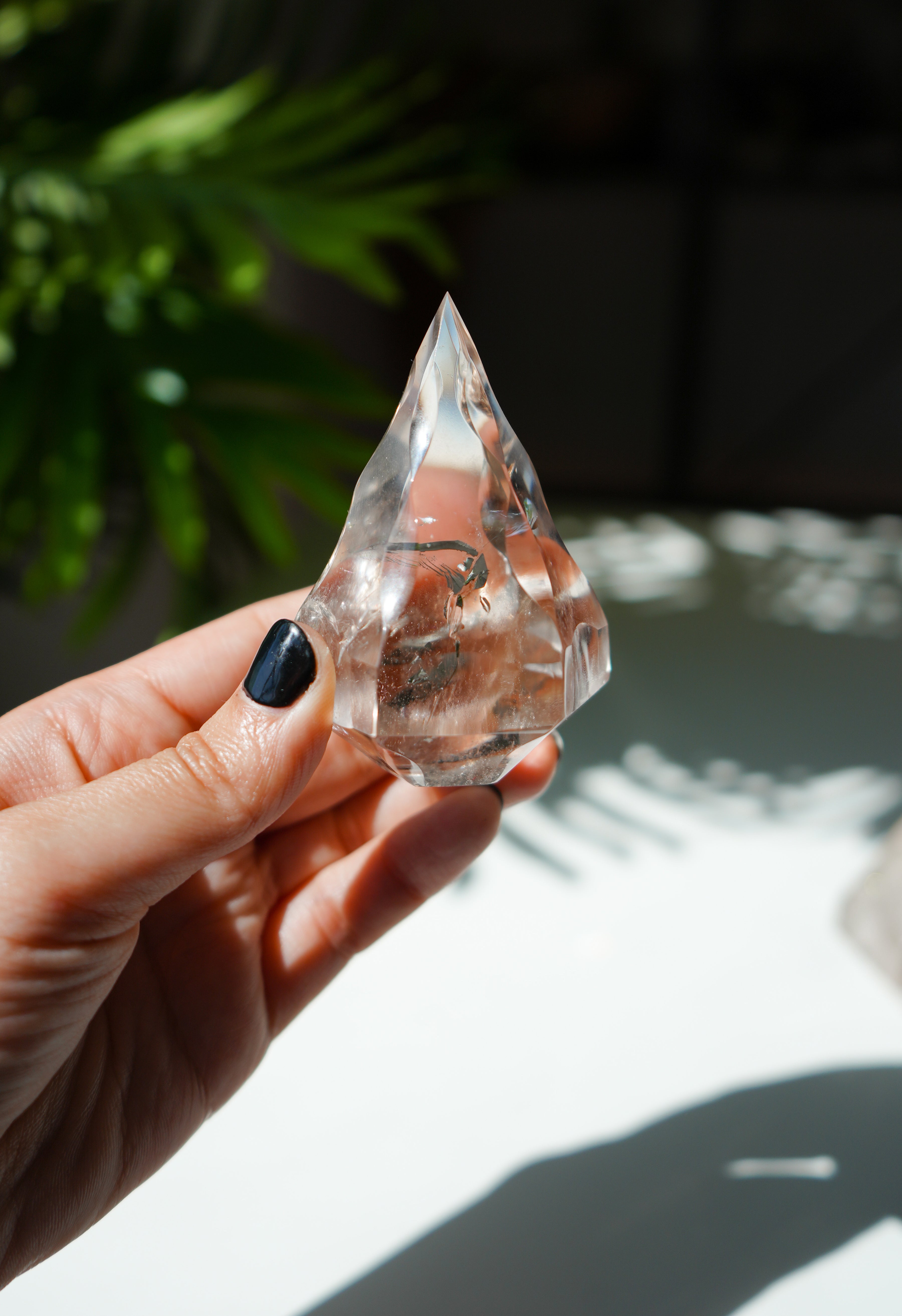 Diamante de Cuarzo Ahumado Claro