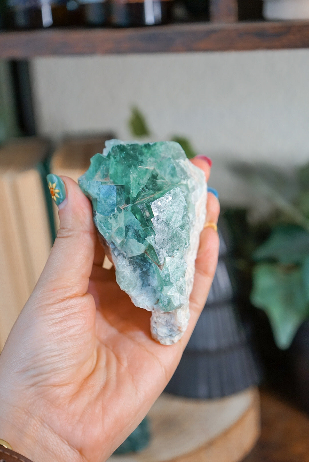 Drusa de fluorita