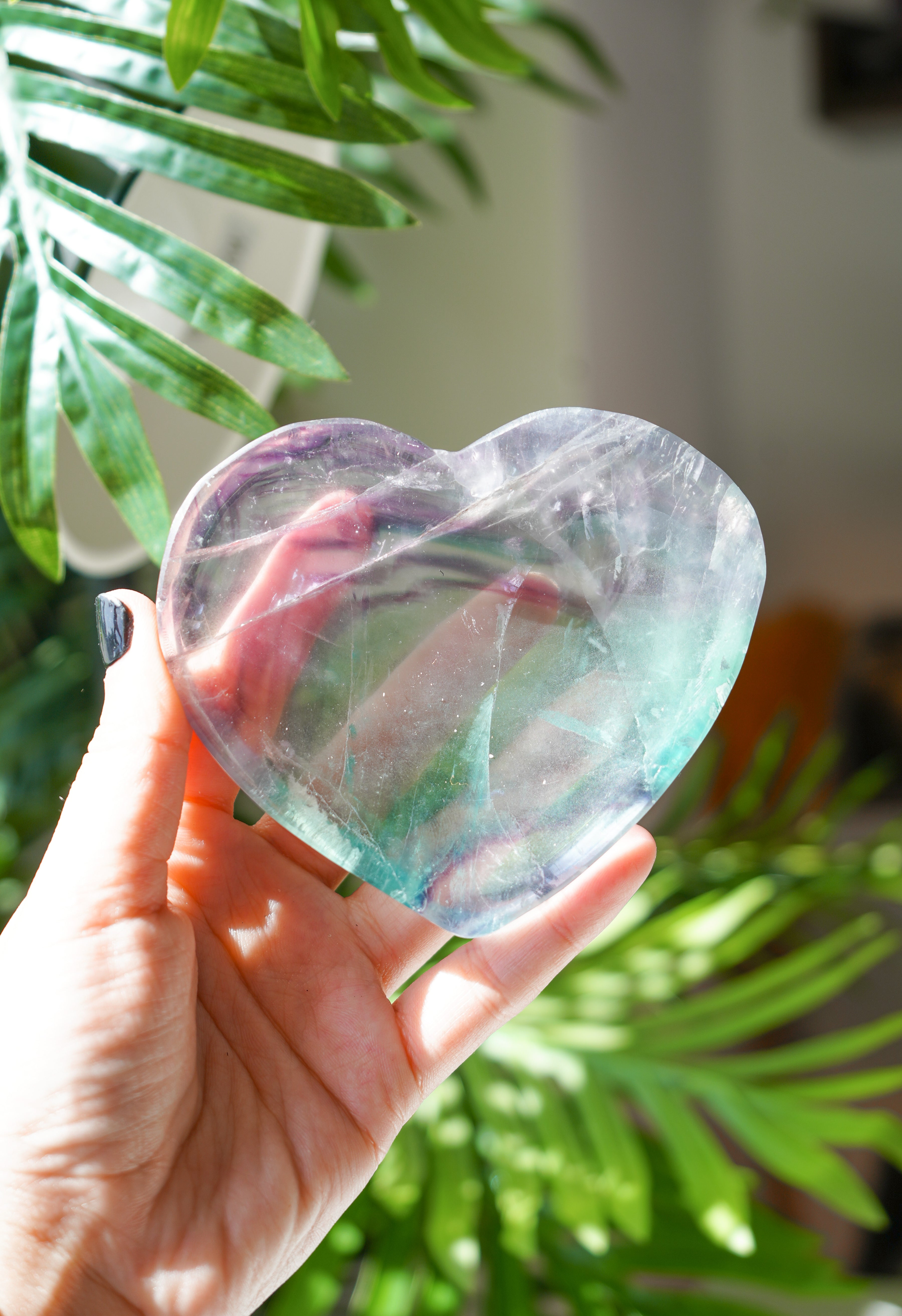 Bol Corazón de Fluorita