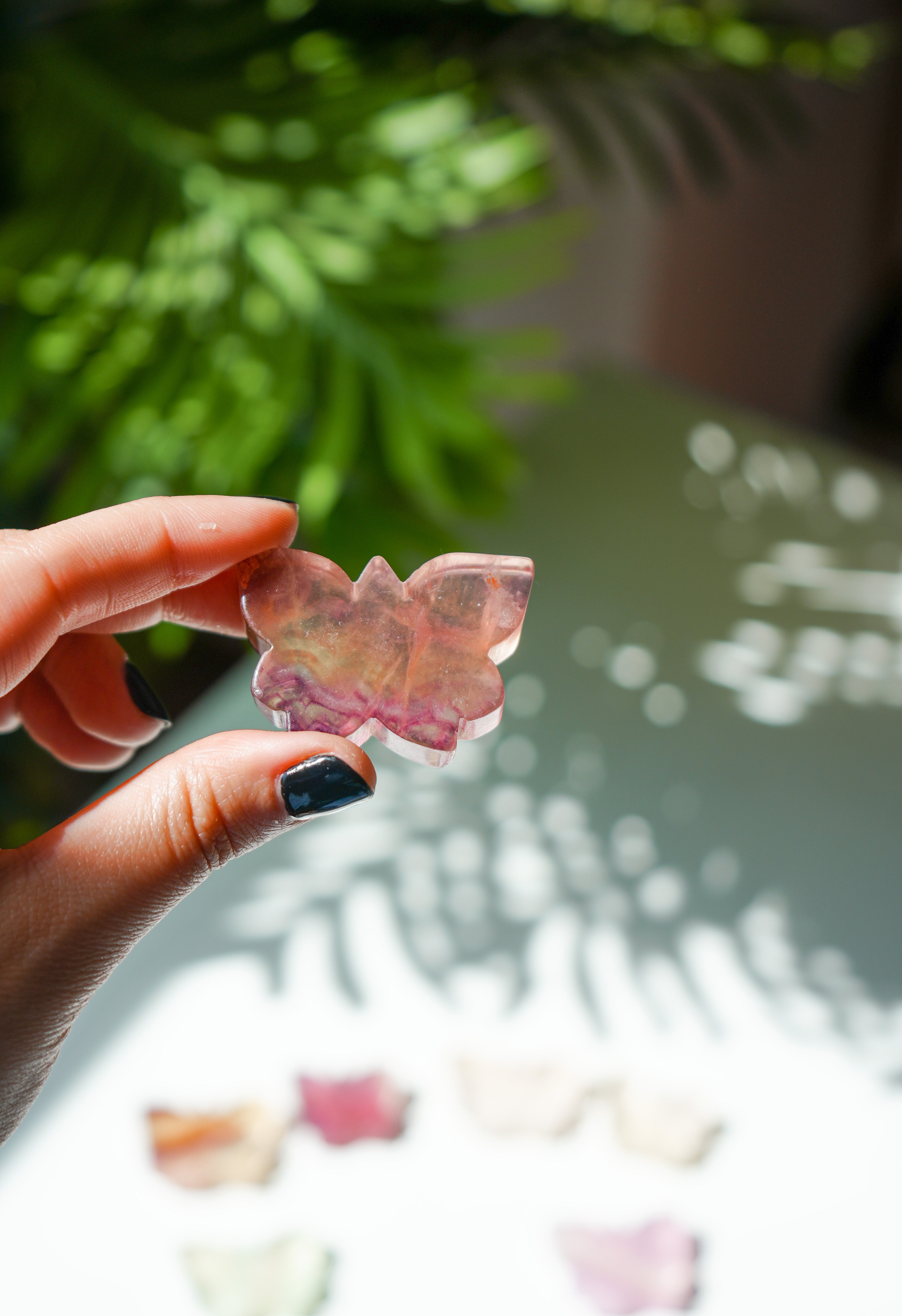 Mariposa de Fluorita