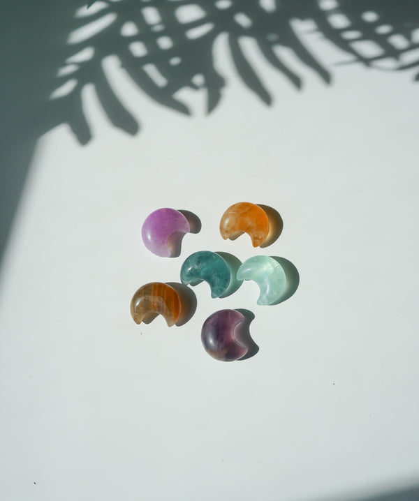 Luna de Fluorita Aleatoria